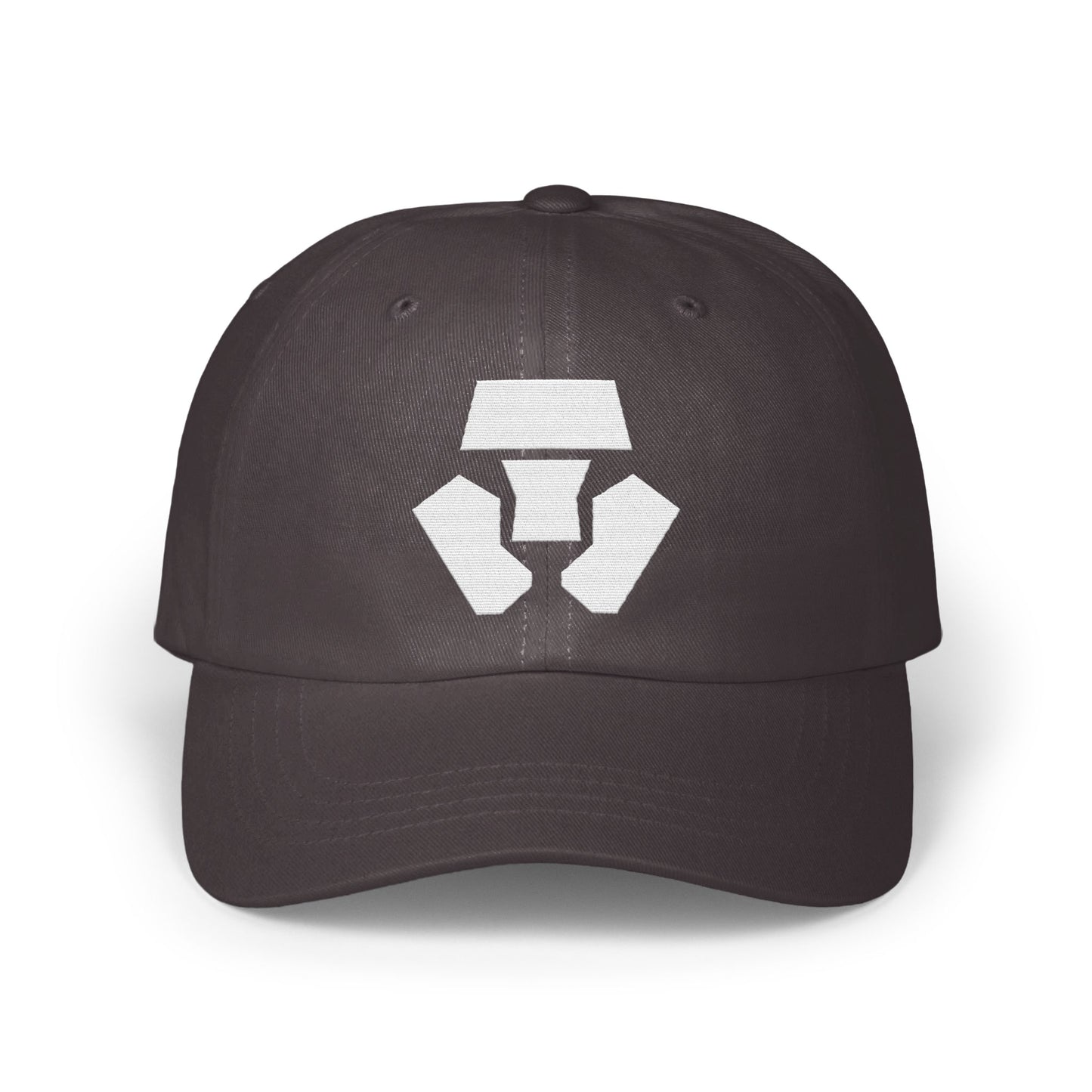 Stylish Black Hat with Logo Print Casual Cap product