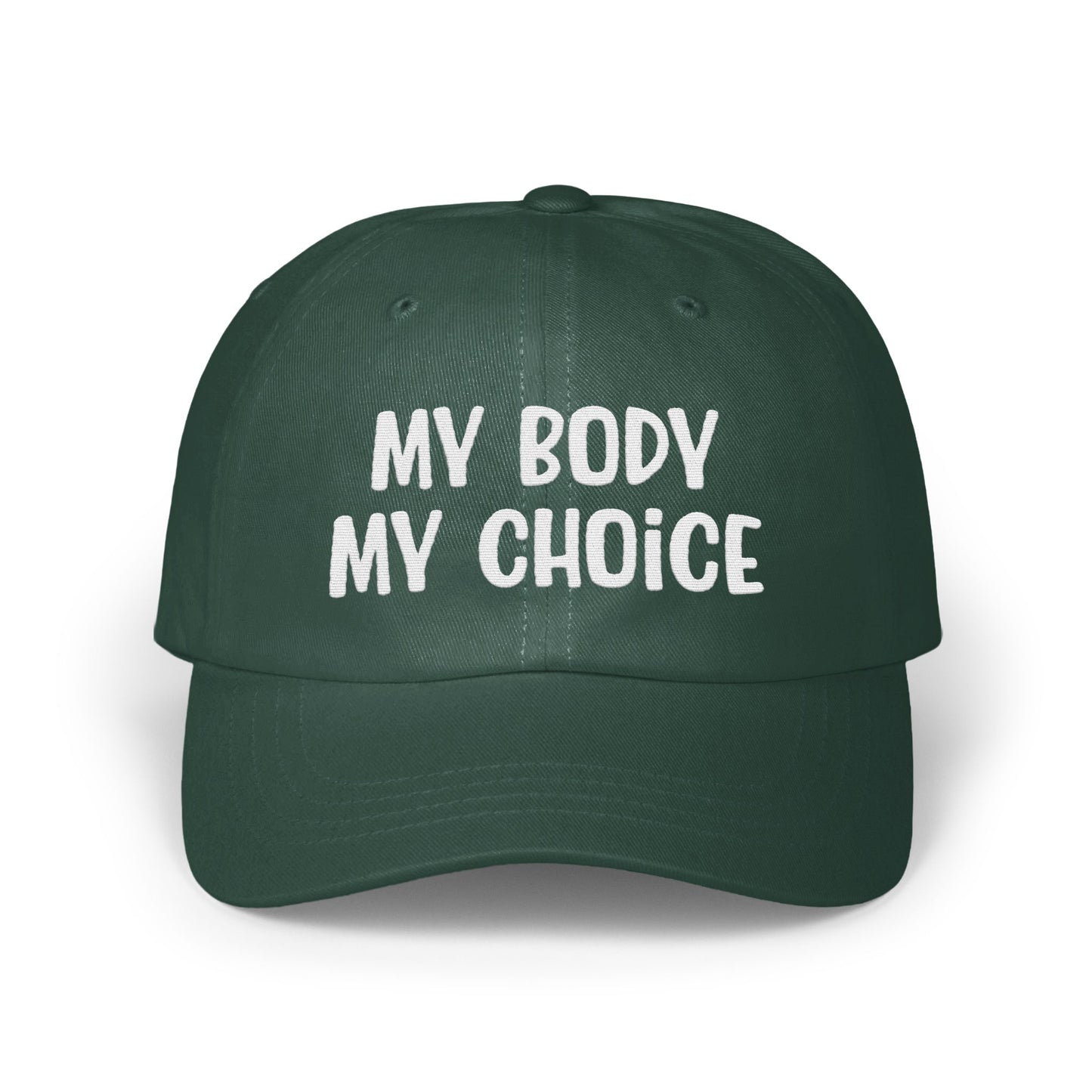 My Body My Choice Slogan Green Hat product