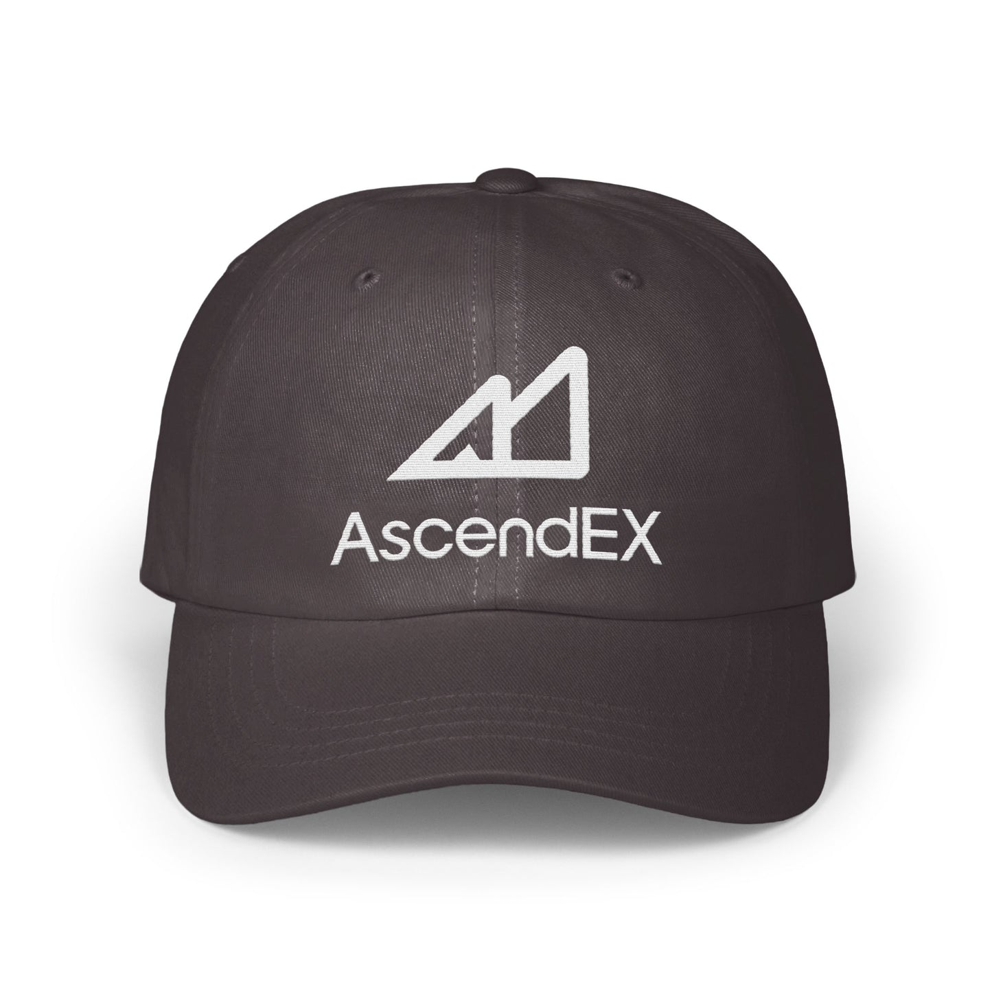AscendEX Logo Embroidered Black Adjustable Cap product