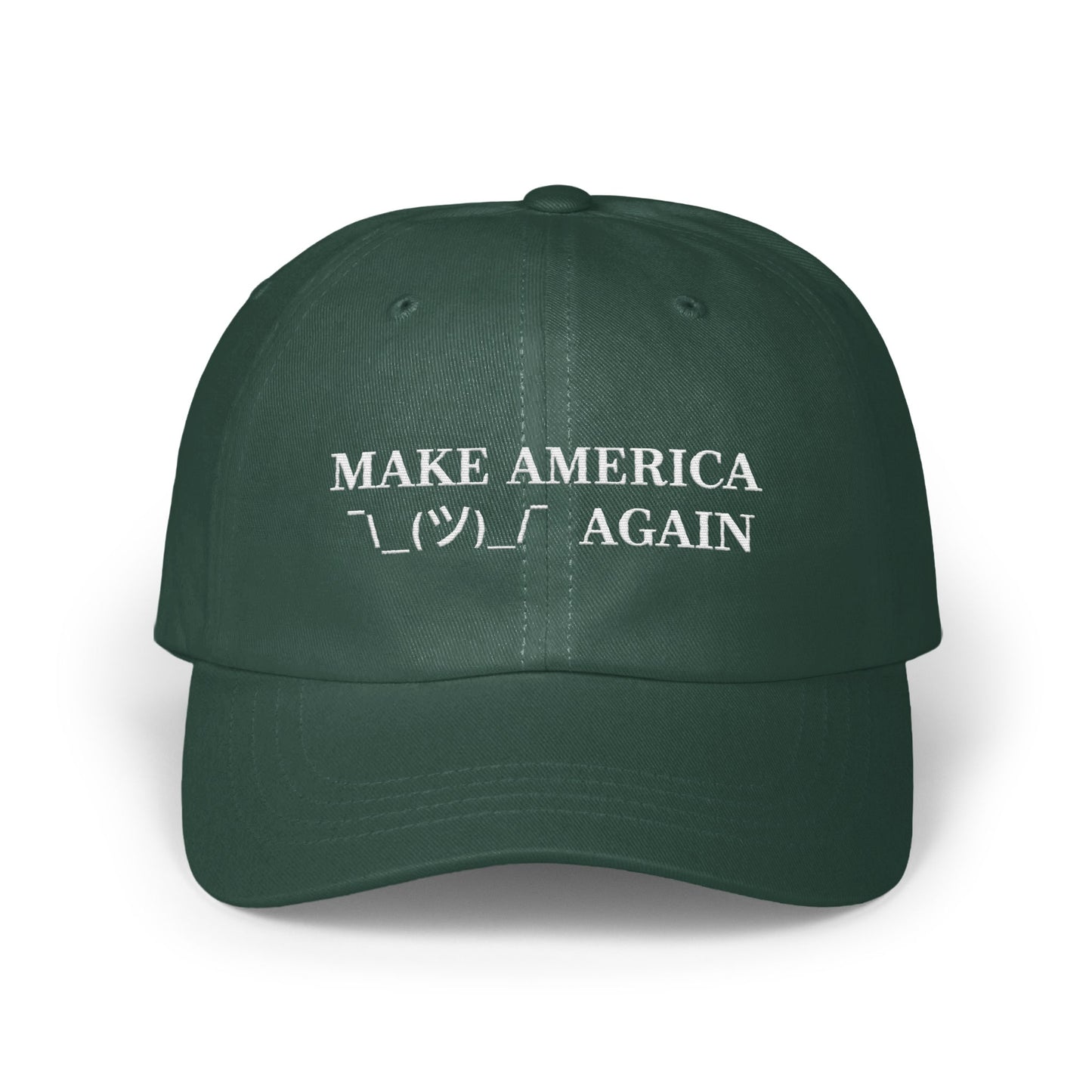 Make America Again Text Design Statement Hat product