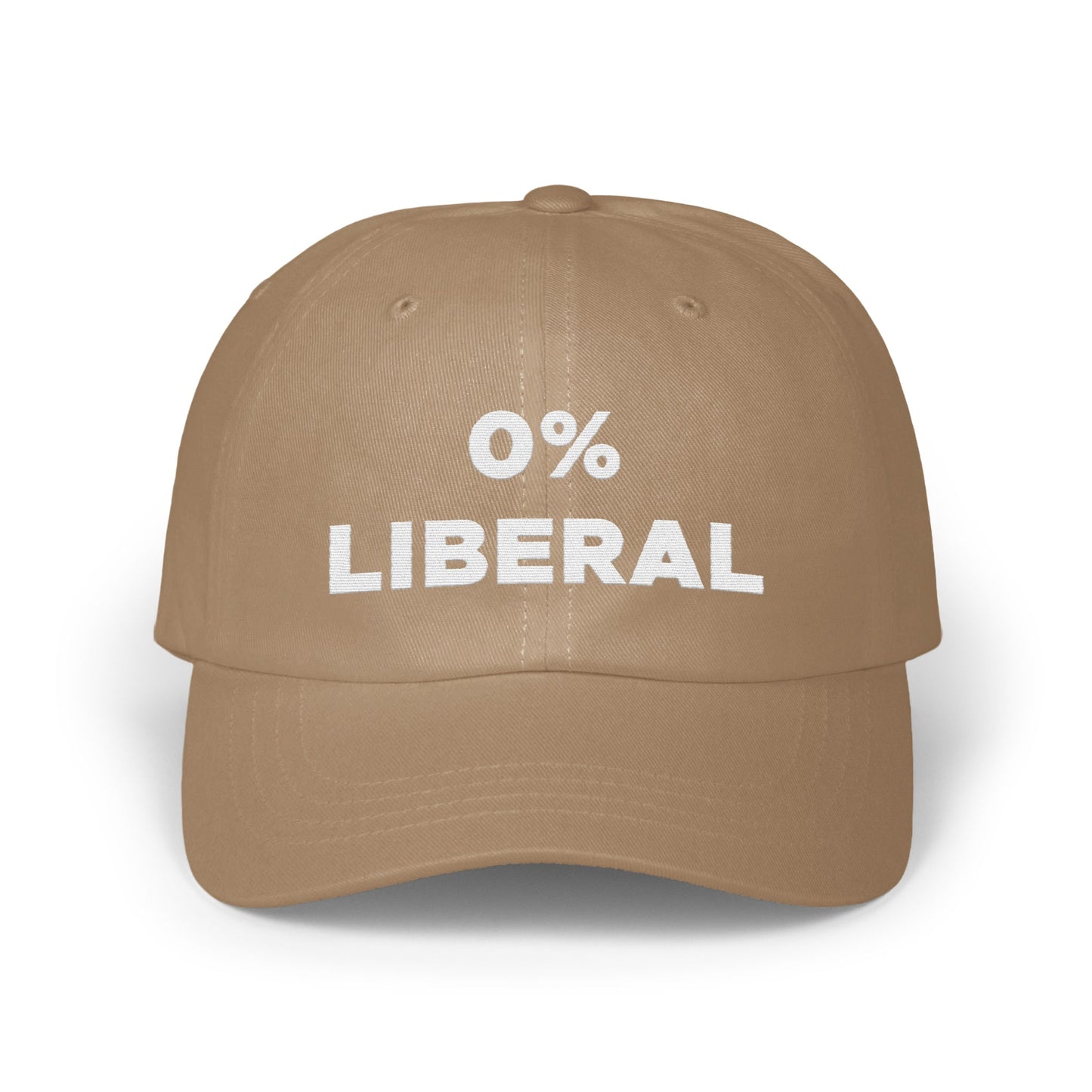 0% Liberal Statement Dad Hat Cap Casual Baseball product