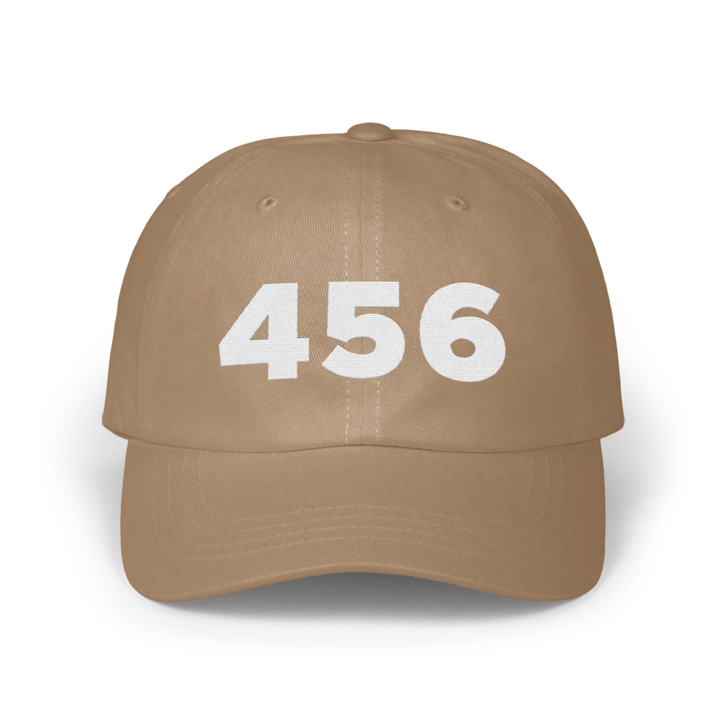 Stylish Beige Hat Featuring Bold 456 Design Product
