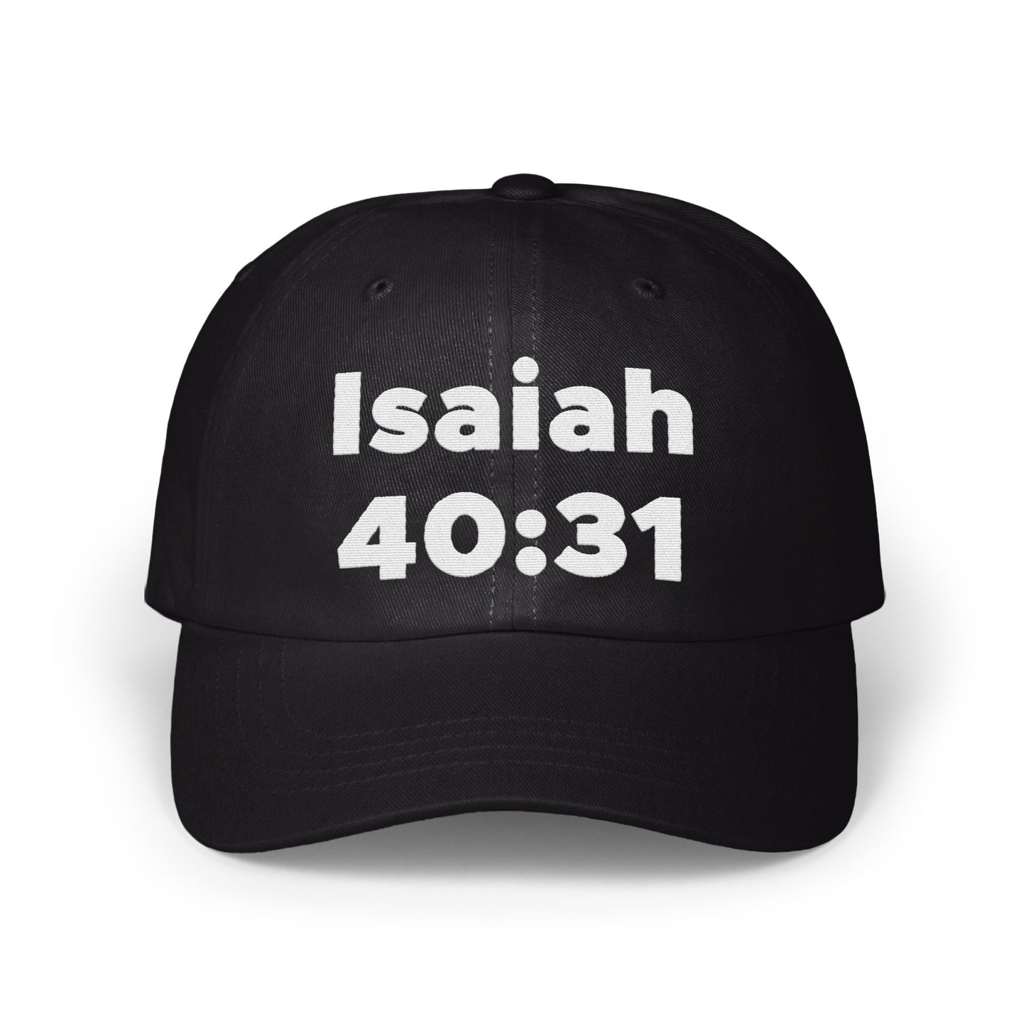Isaiah 40:31 Embroidered Quote Dad Hat product type