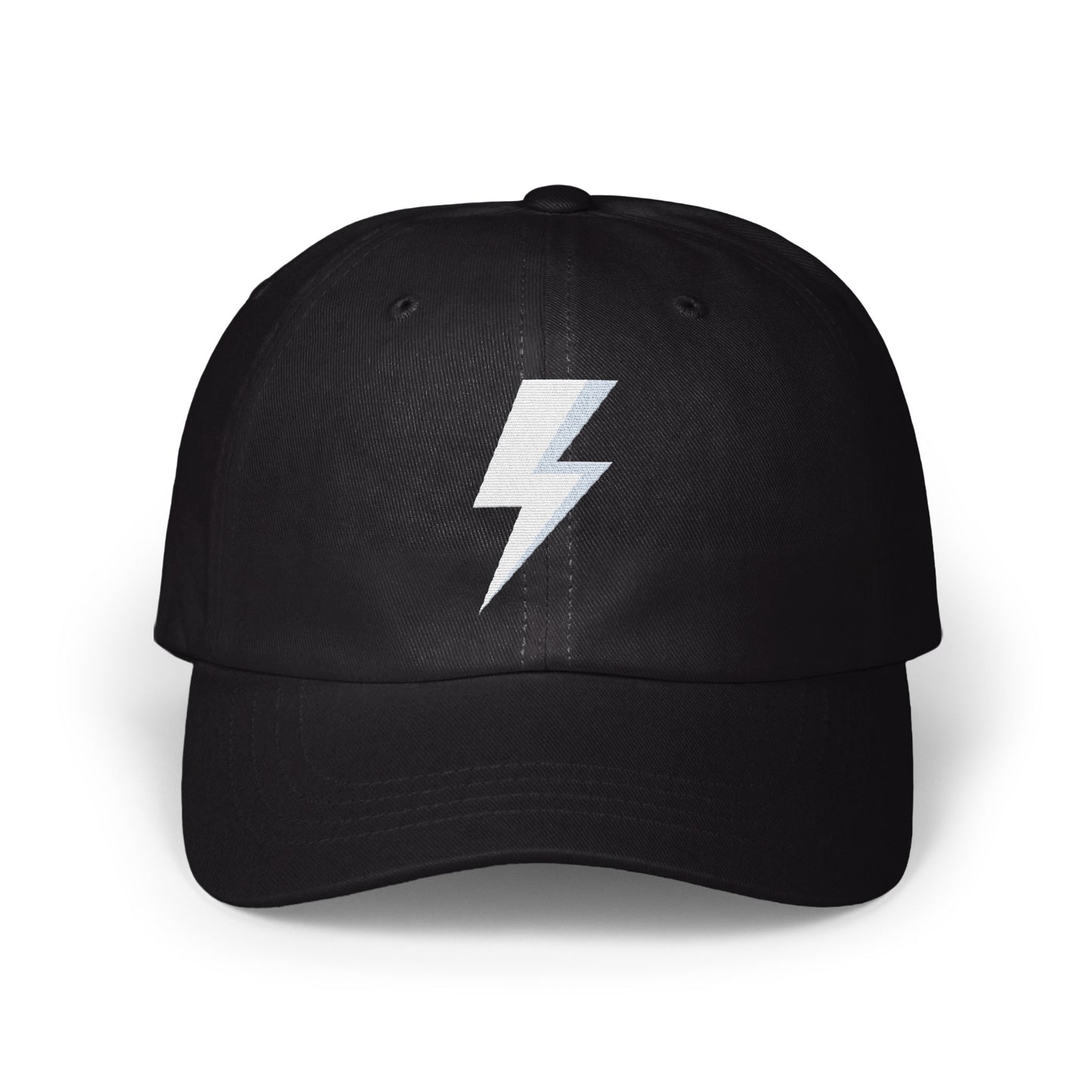Stylish Black Cap with Lightning Bolt Design product
