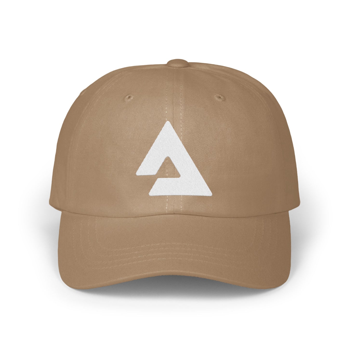 Stylish Tan Hat with Unique Logo Design product