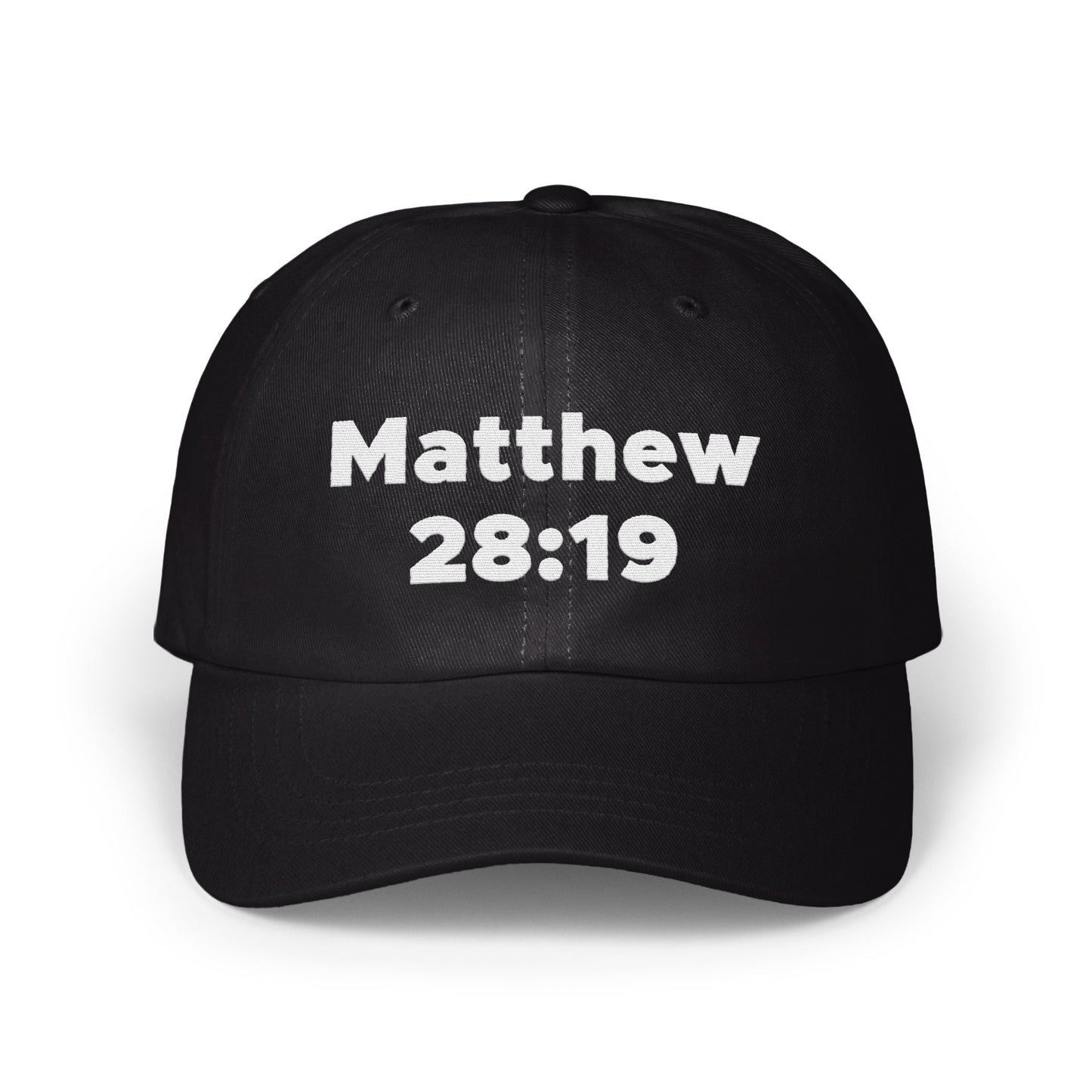 Matthew 28:19 Custom Embroidered Hat product