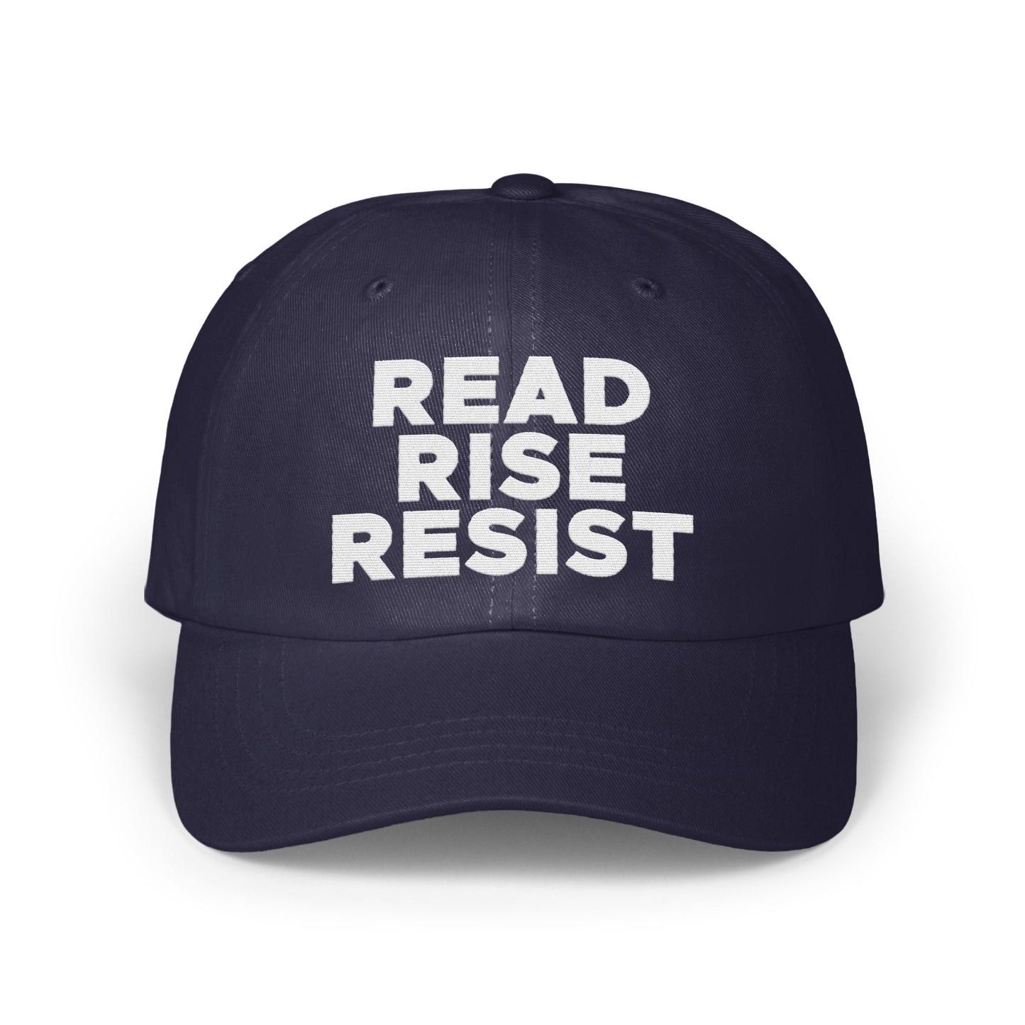 Empowering Read Rise Resist Statement Cap product