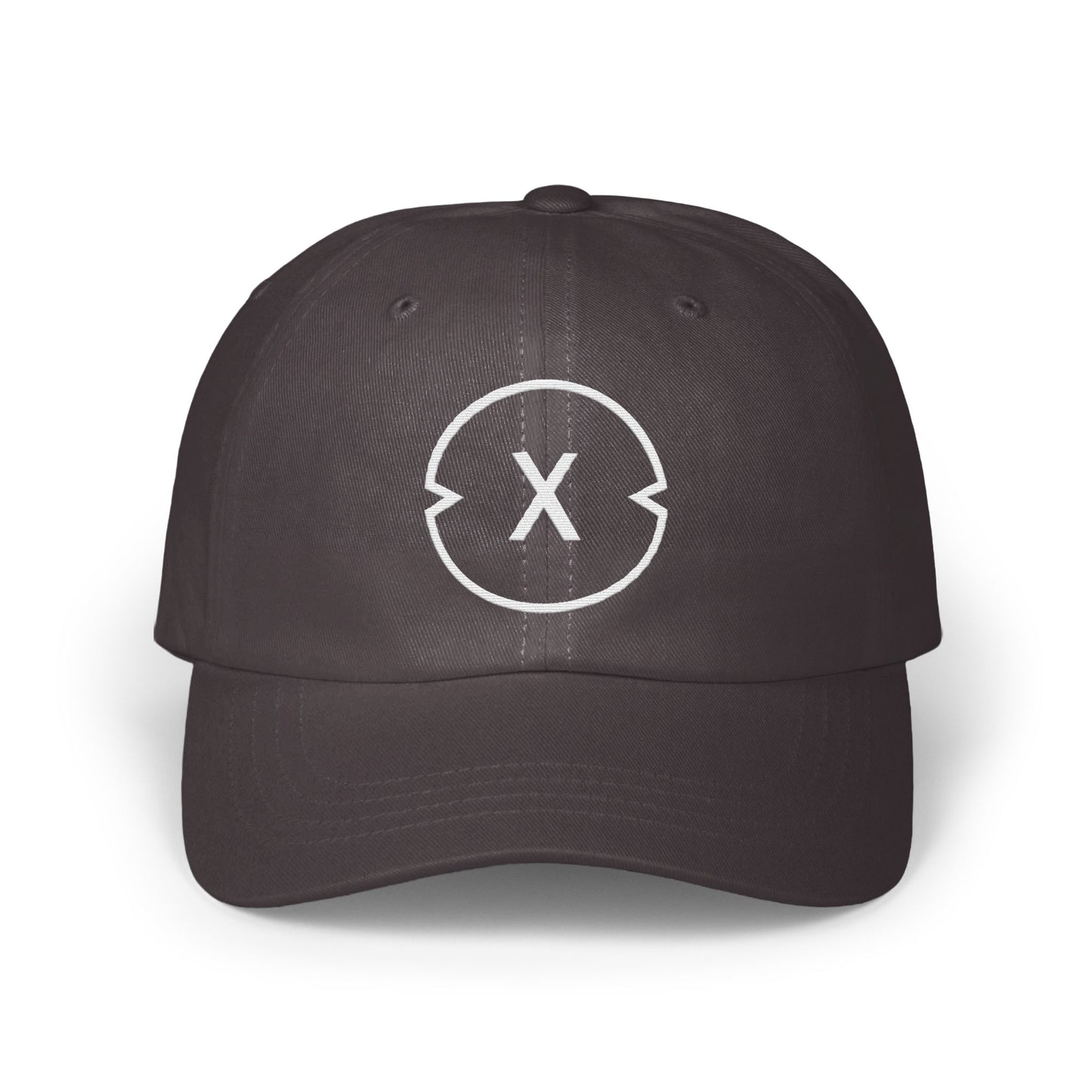 Minimalist Black Baseball Cap with Stylish Logo Hat