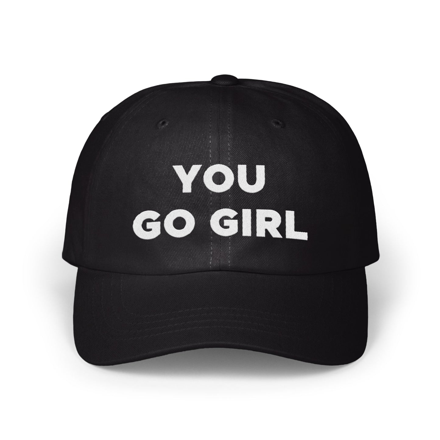 Motivational YOU GO GIRL Embroidered Cap product