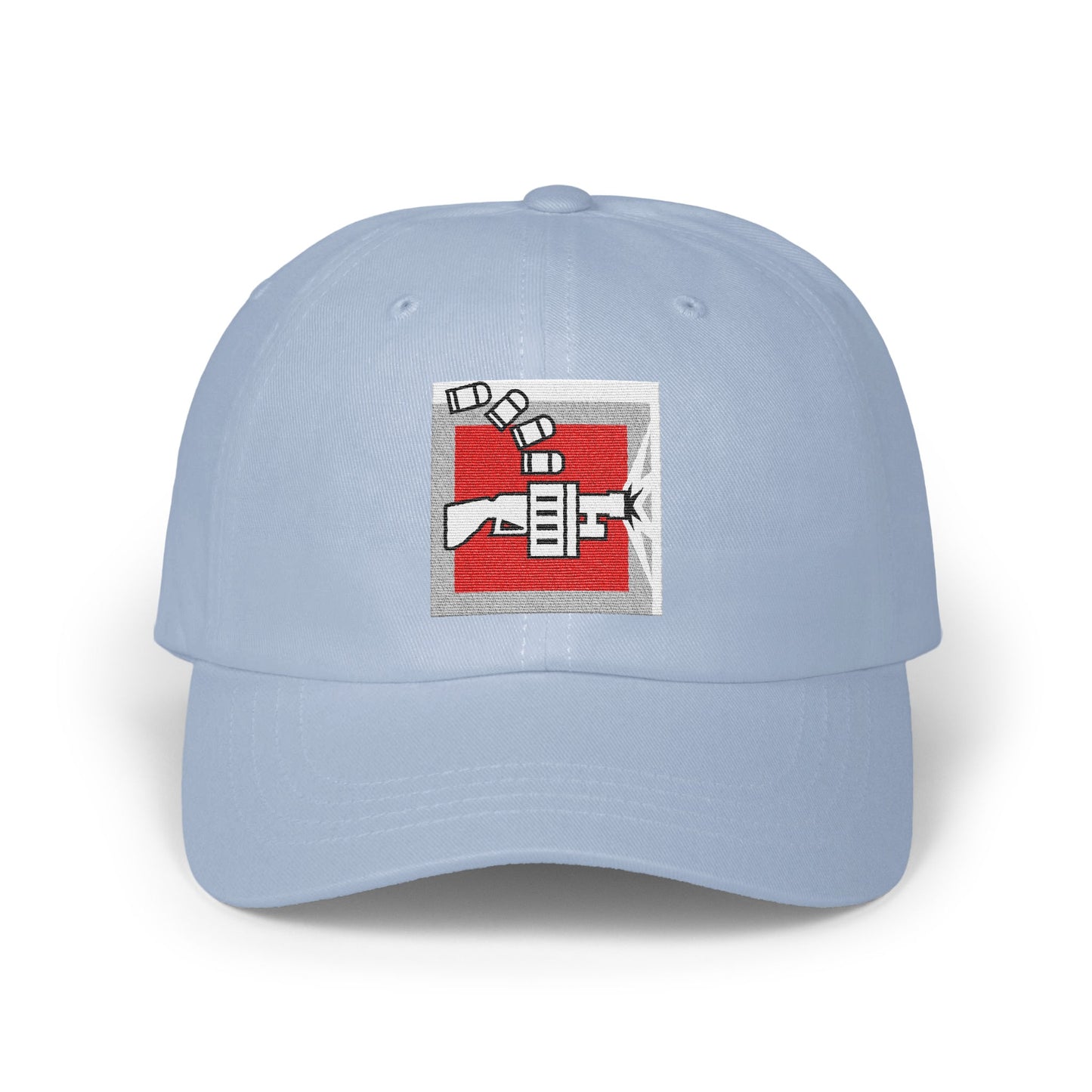 Embroidered Graphic Light Blue Hat Fashionable product