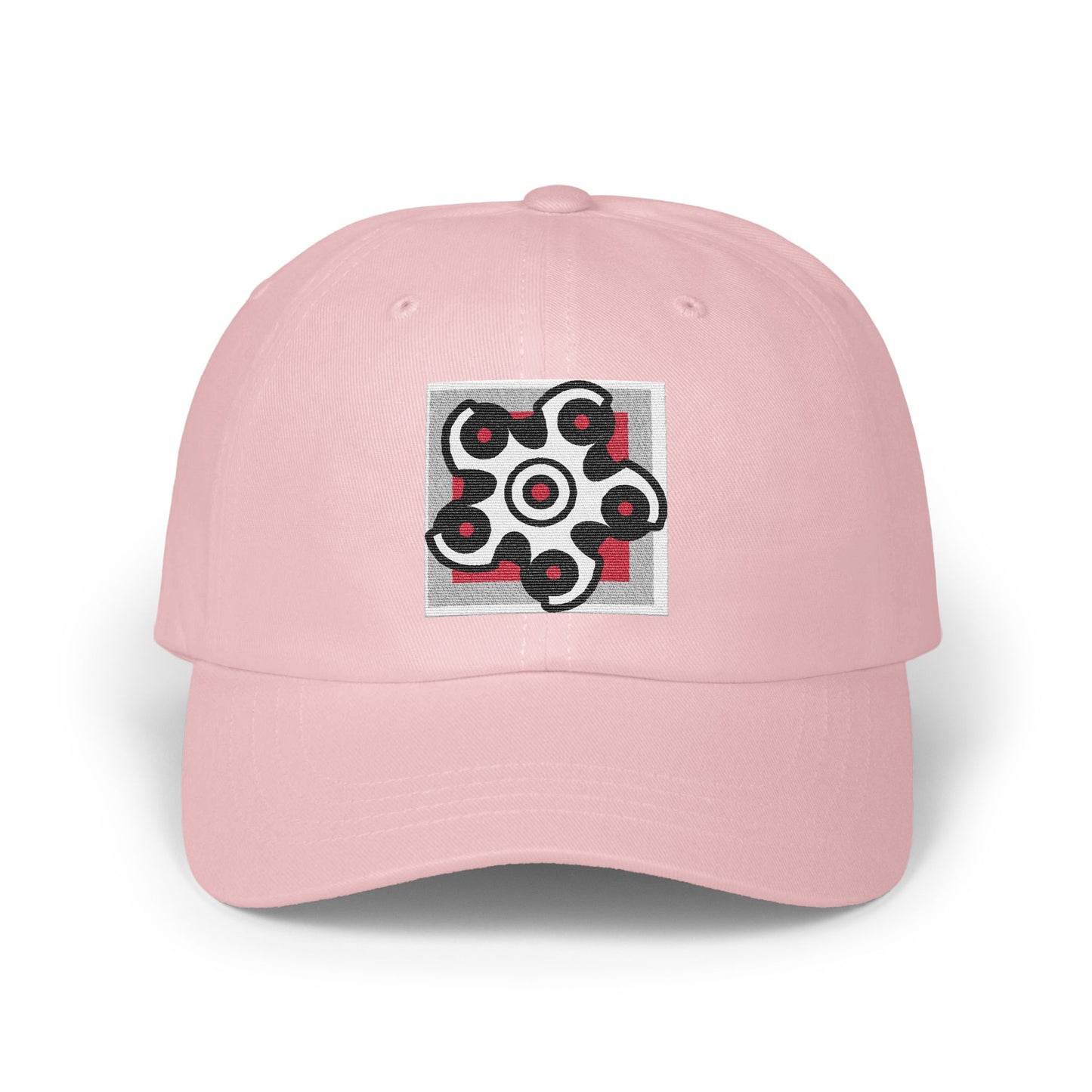 Stylish Pink Cap with Unique Embroidered Design product