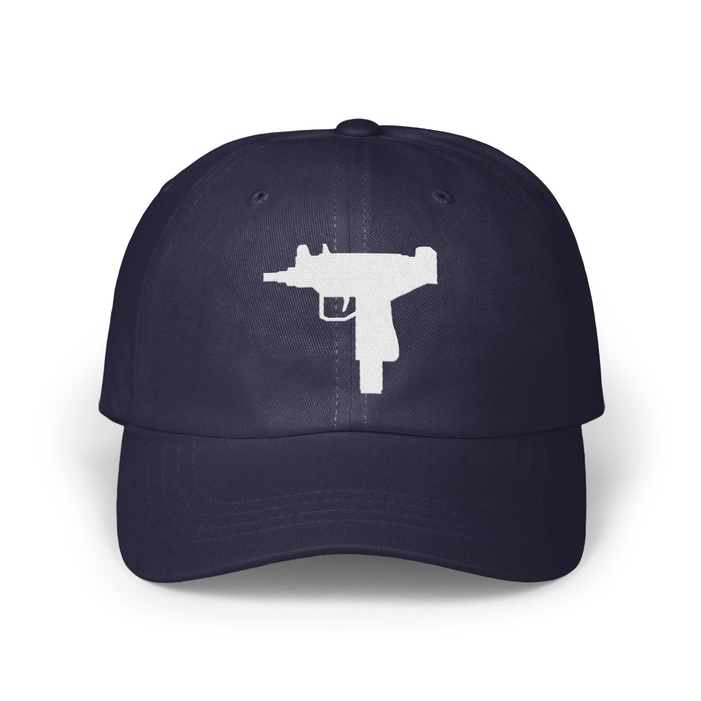 Modern Stylish Dark Blue Gun Print Cap product
