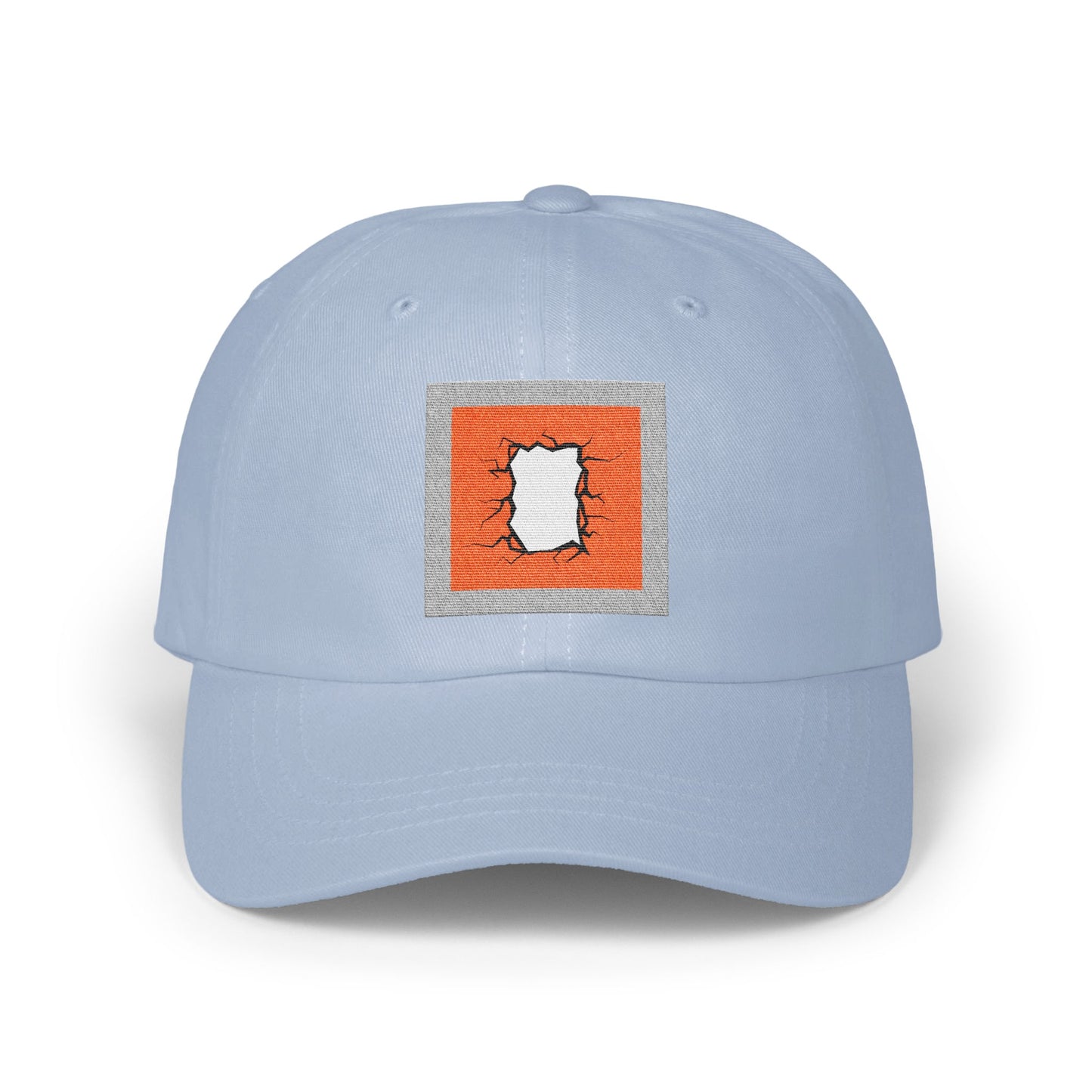 Light Blue Cap with Eye-Catching Square Design product type