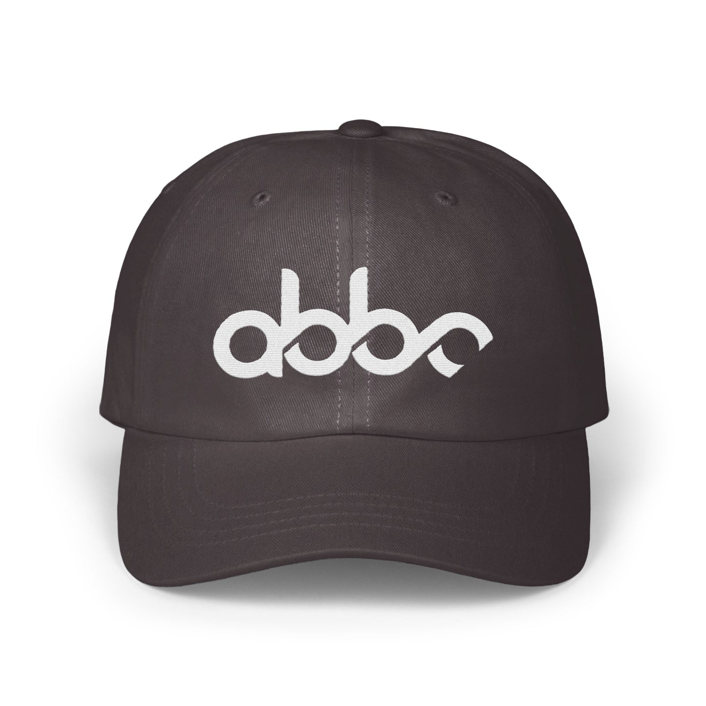 Classic Black Baseball Cap with abc Design Hat product
