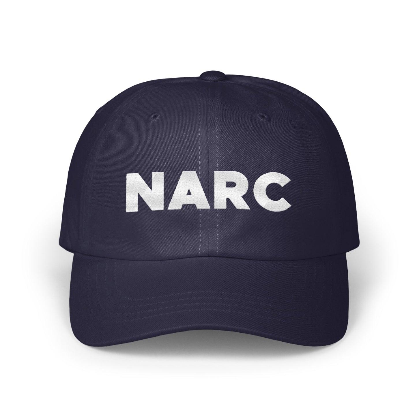 NARC Hat with Bold White Letters on Front product type