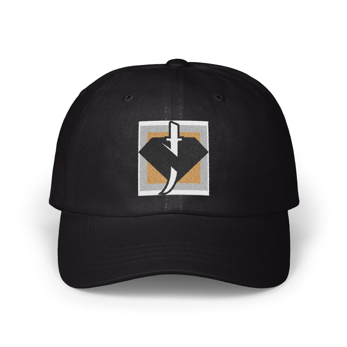 Stylish Black Baseball Hat with Unique Design product