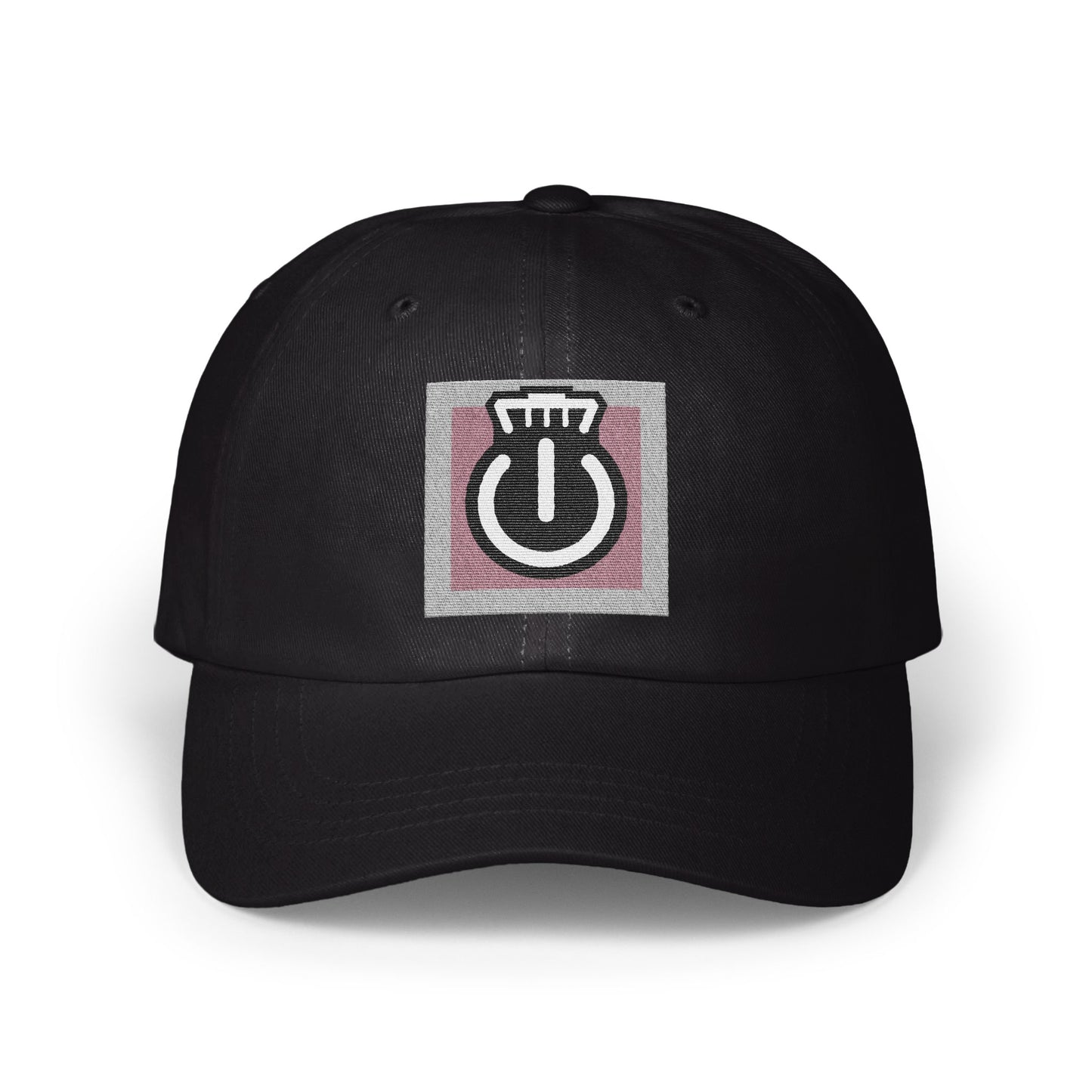 Stylish Black Cap with Unique Emblem Design product