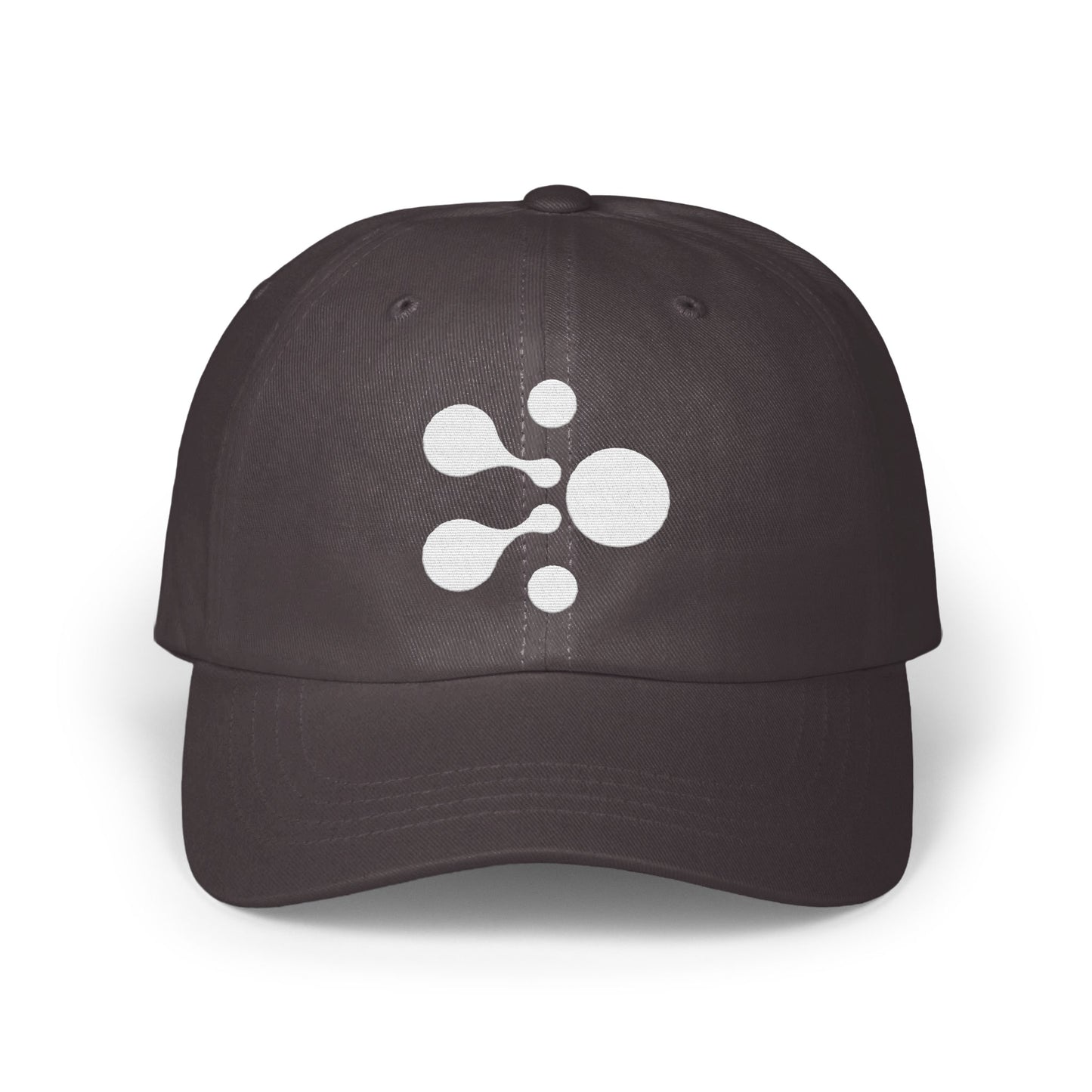 Stylish Black Hat with Unique Symbol Design product