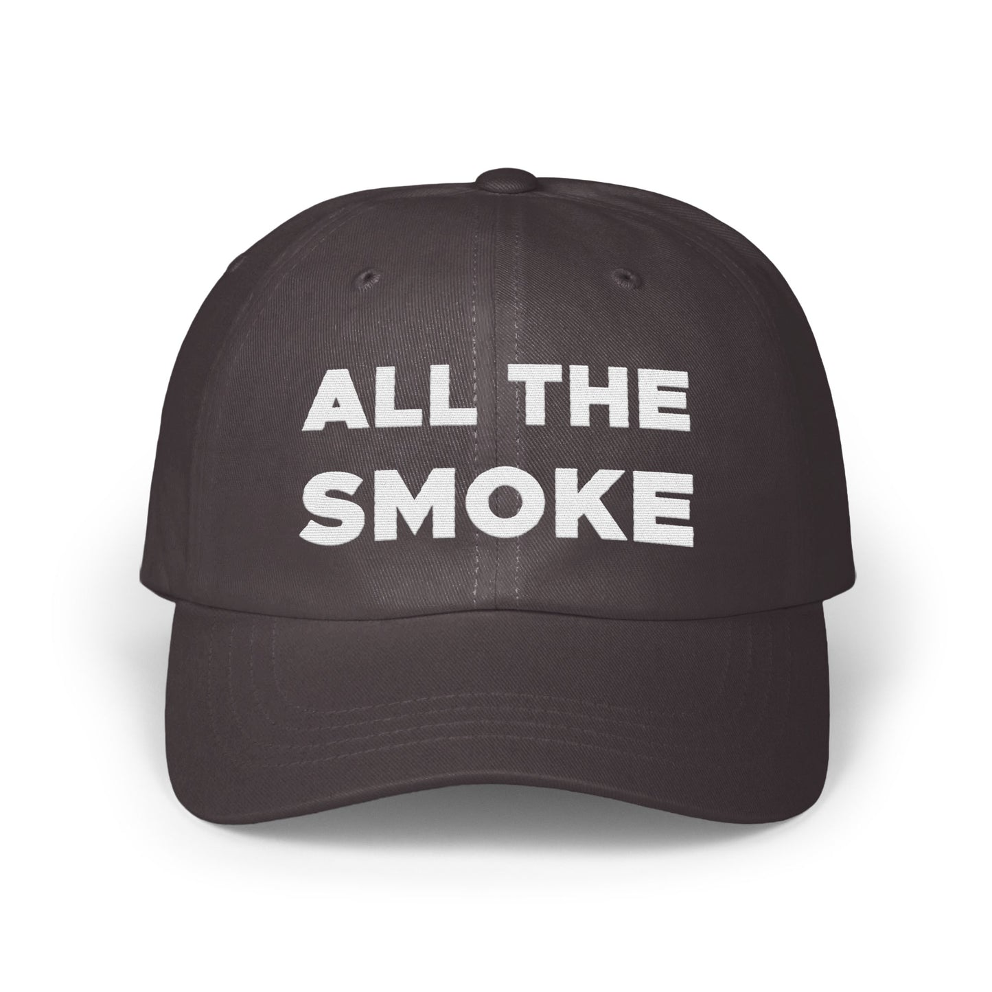 All The Smoke Text Design Baseball Cap product