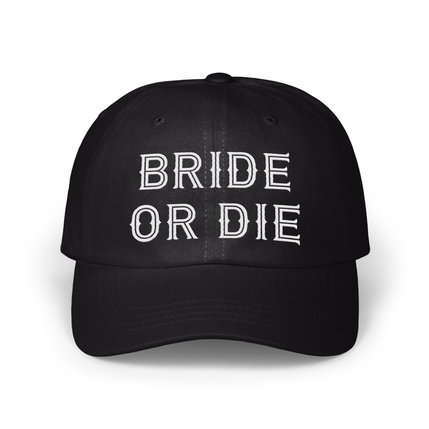 Bride Or Die Slogan Embroidered Cap Hat product