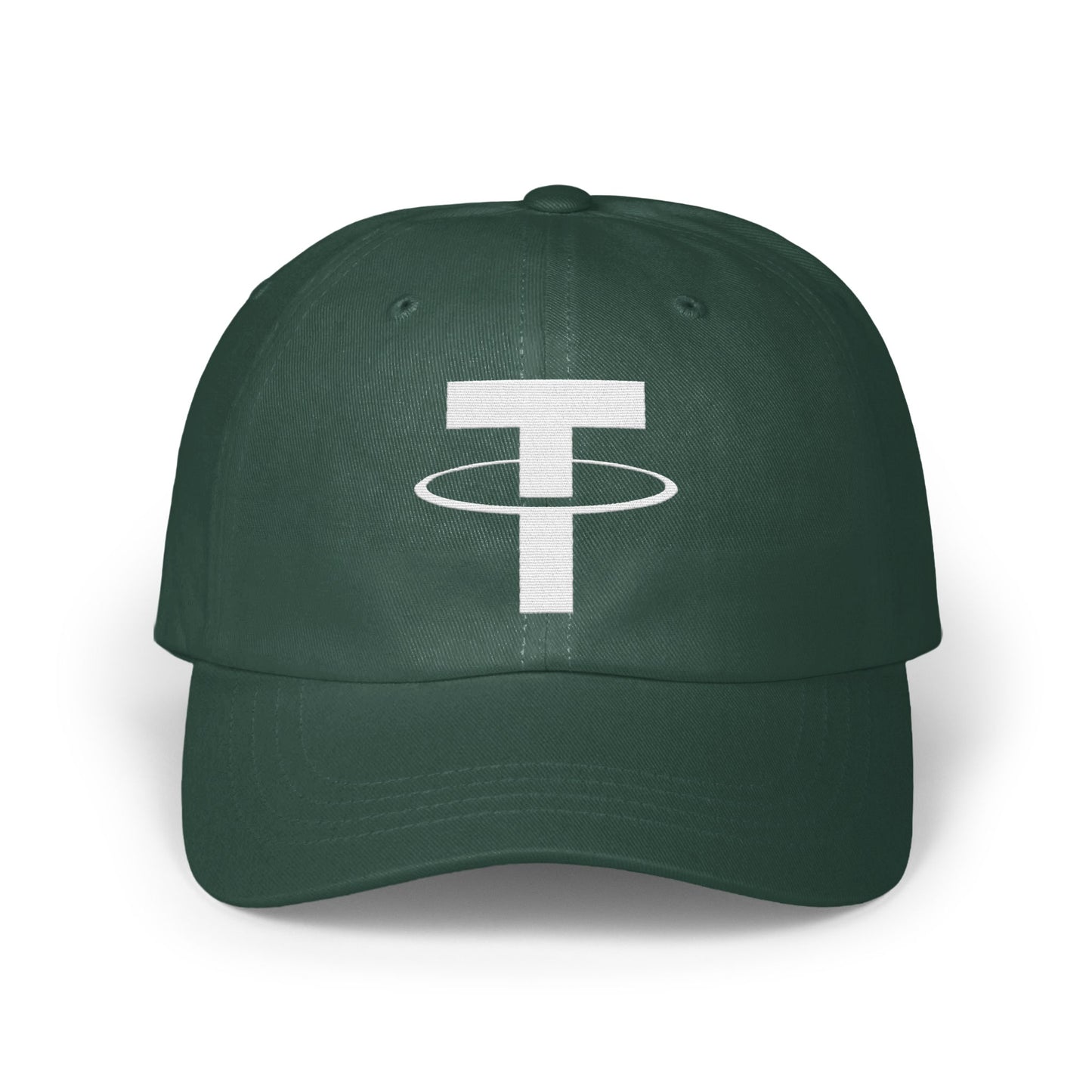 Trendy Green T Logo Baseball Cap Stylish Hat product