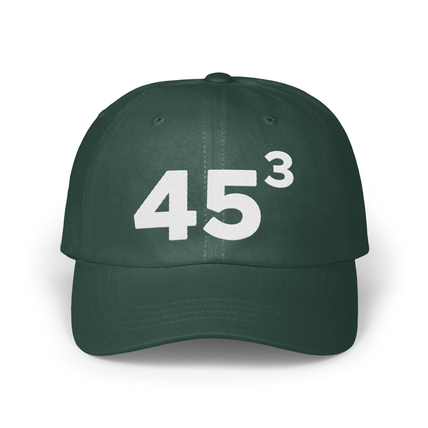 Bold Dark Green 453 Number Graphic Hat product