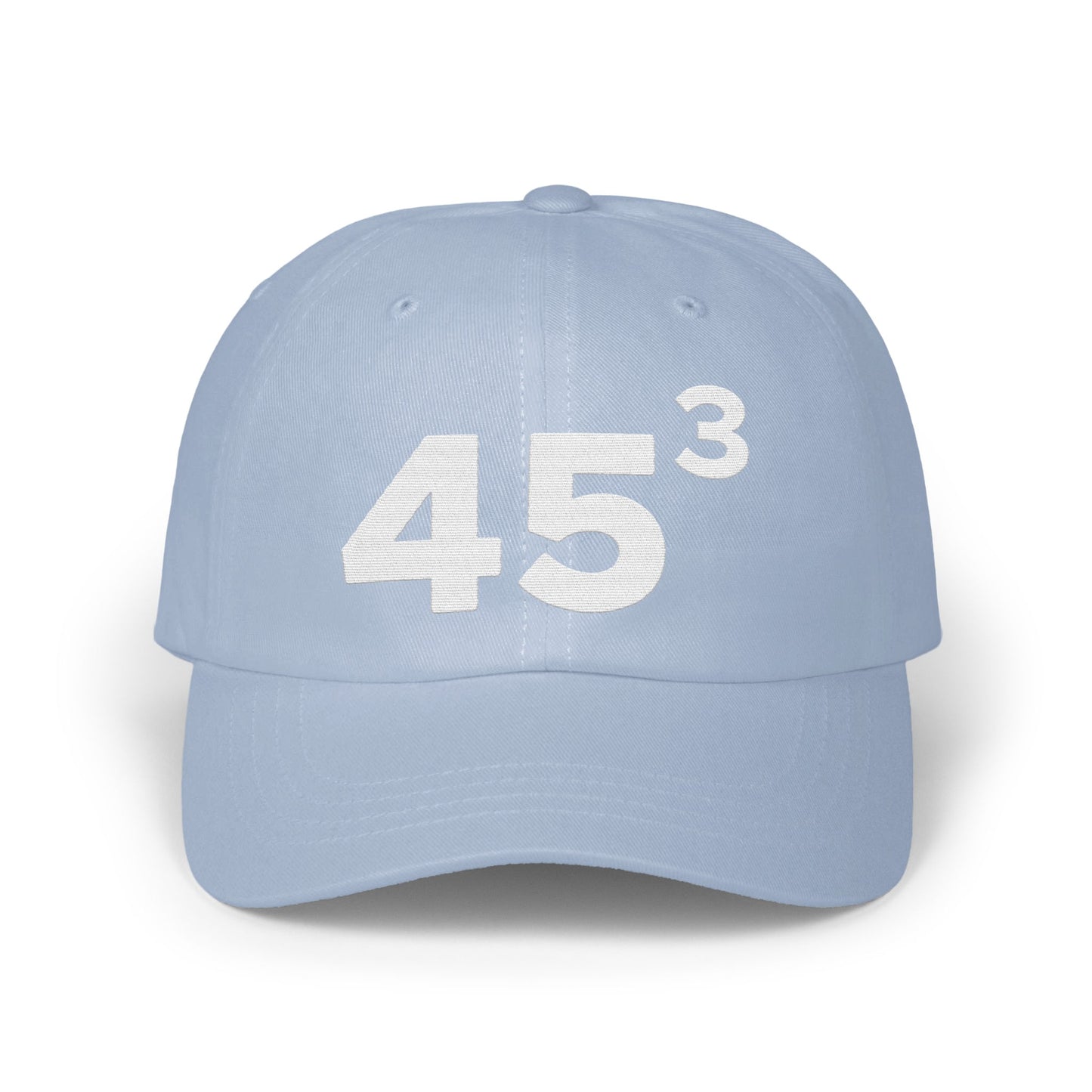 Light Blue Baseball Cap with Number Design product