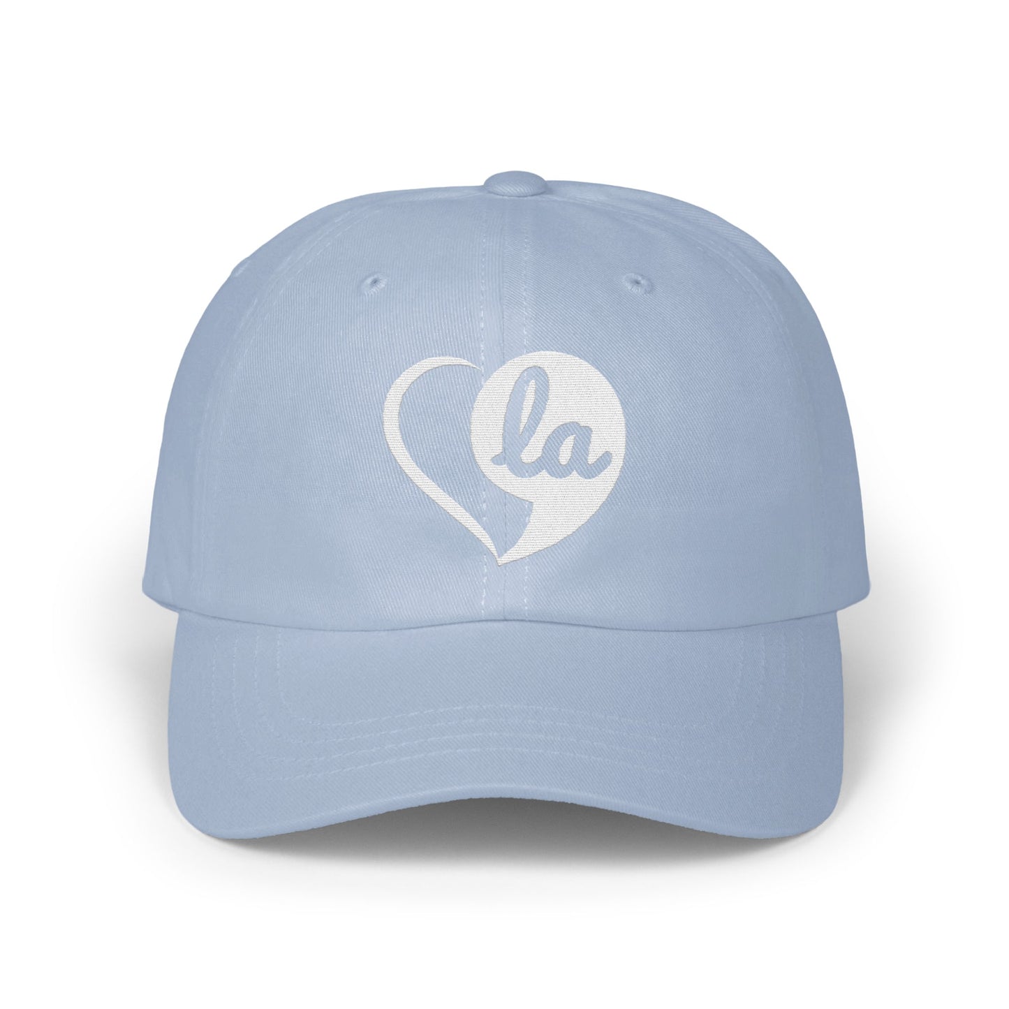 LA Heart Design Light Blue Baseball Cap product