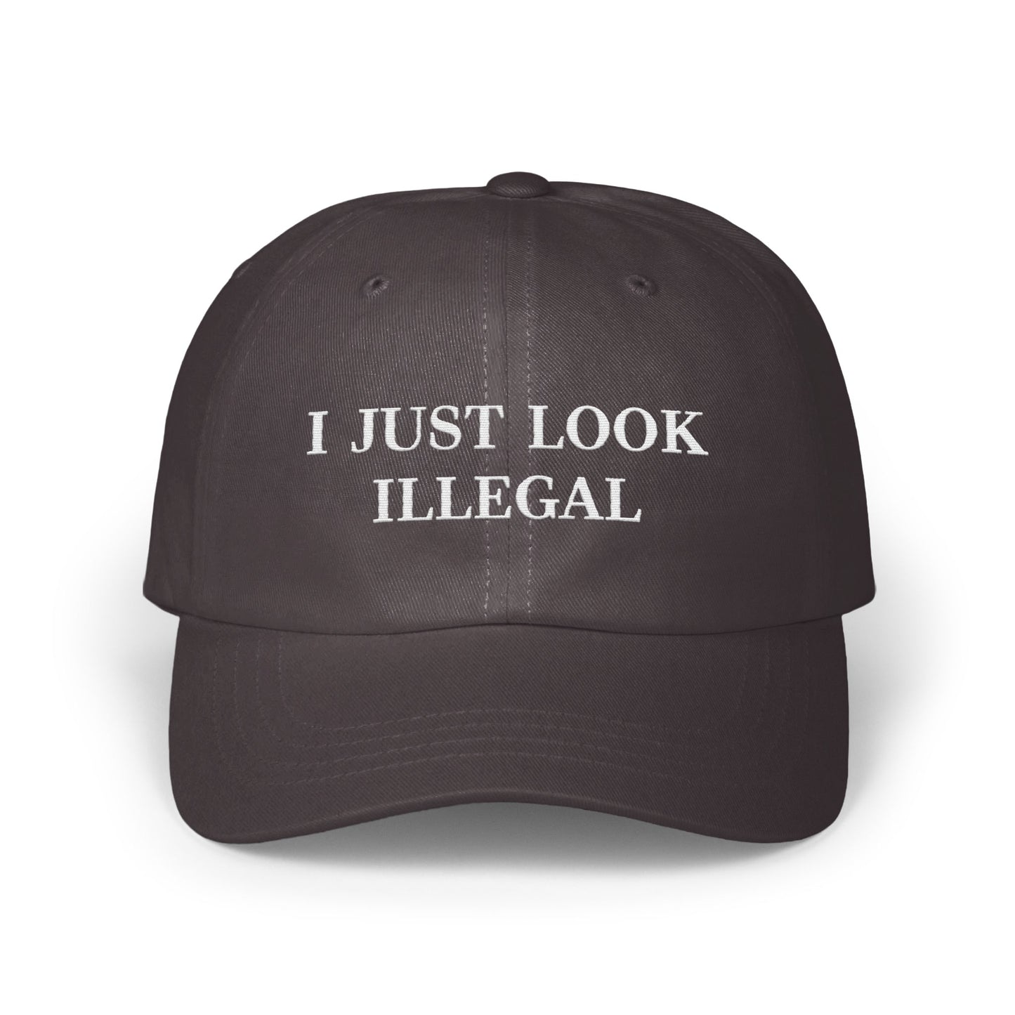 I Just Look Illegal Text Baseball Cap product