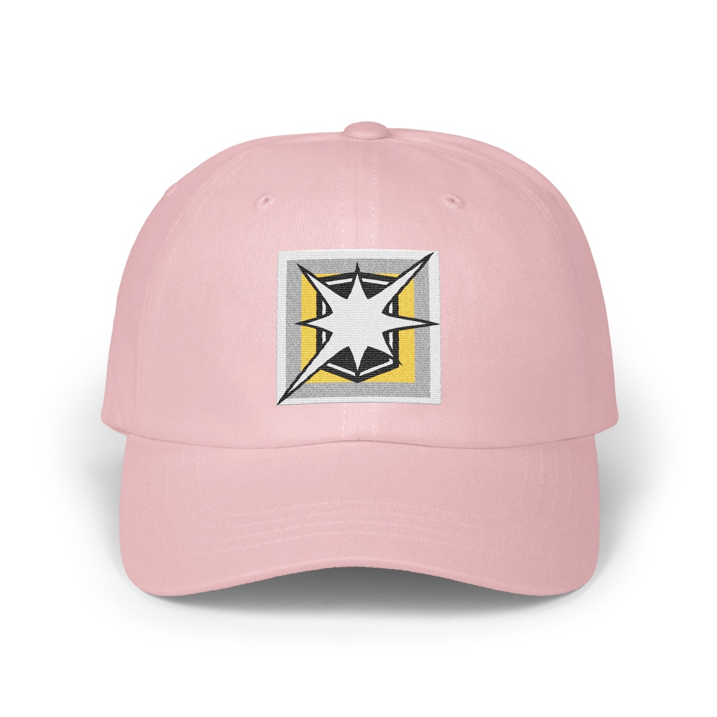 Modern Pink Baseball Cap with Unique Star Design product type