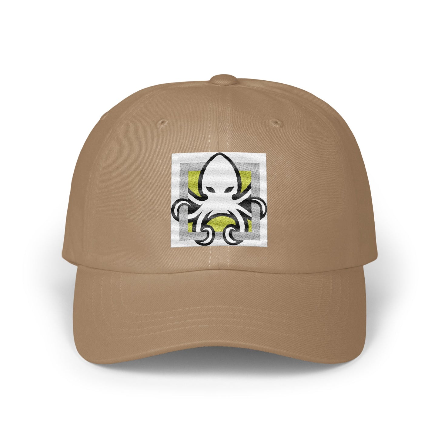 Stylish Brown Cap with Unique Squid Logo Design product
