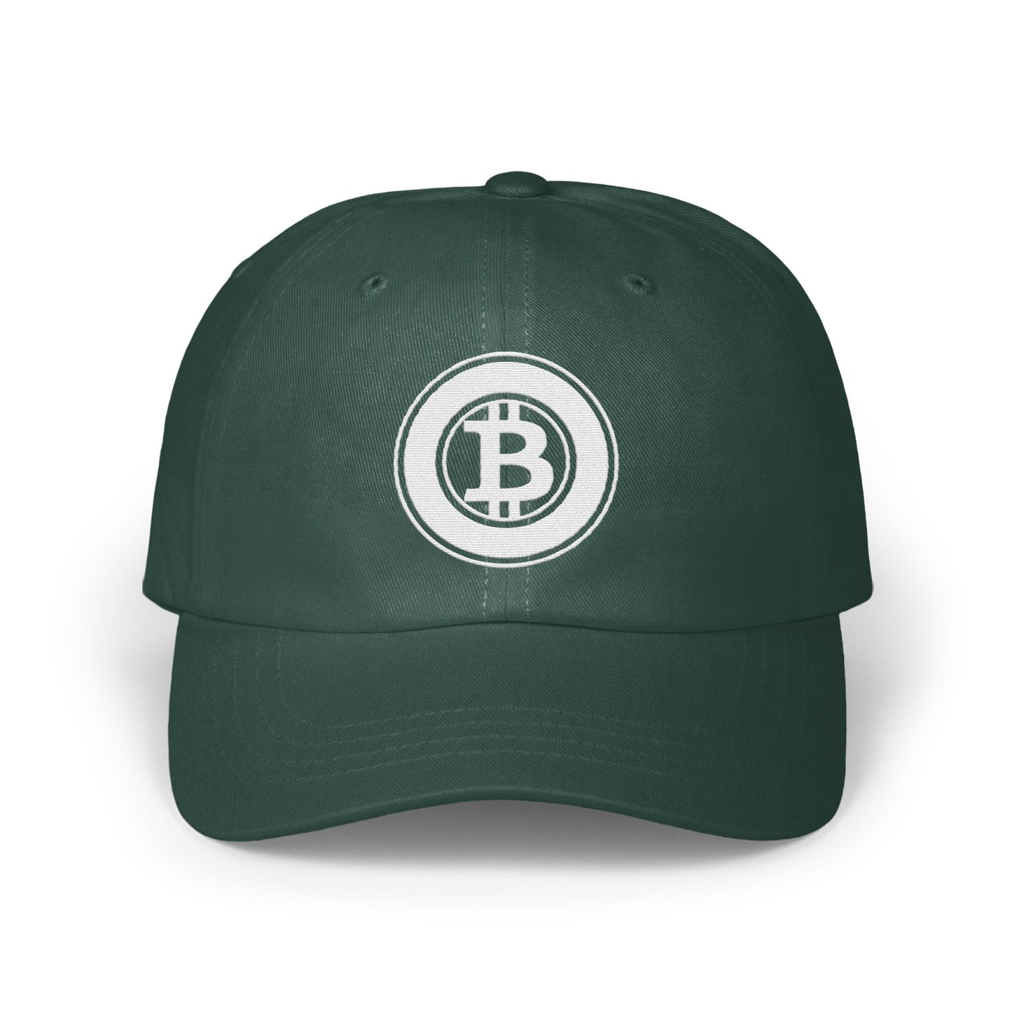 Bitcoin Logo Green Baseball Cap Hat product type