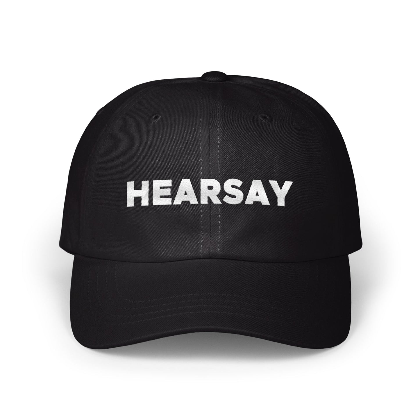 HEARSAY Statement Design Baseball Cap product type