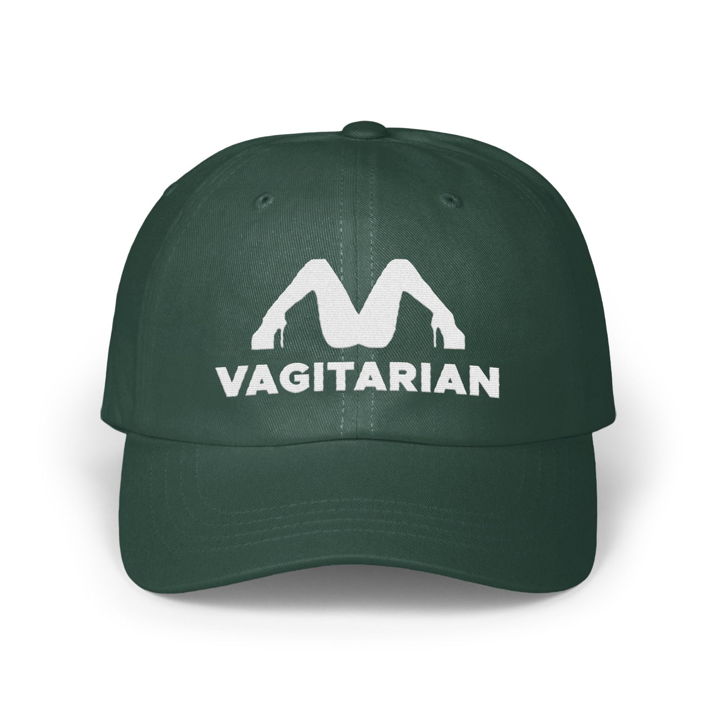 VAGITARIAN Design Dark Green Embroidered Hat product