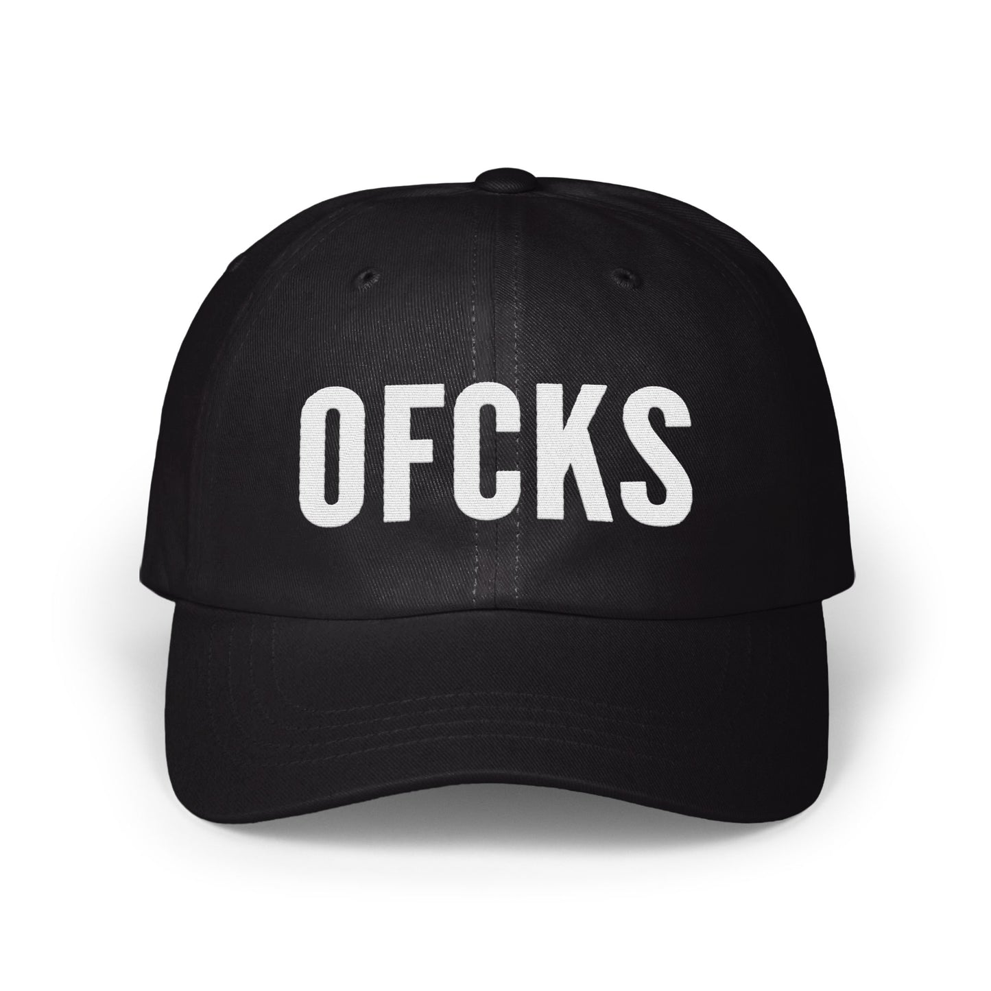 OFCKS Bold Statement Black Baseball Cap product