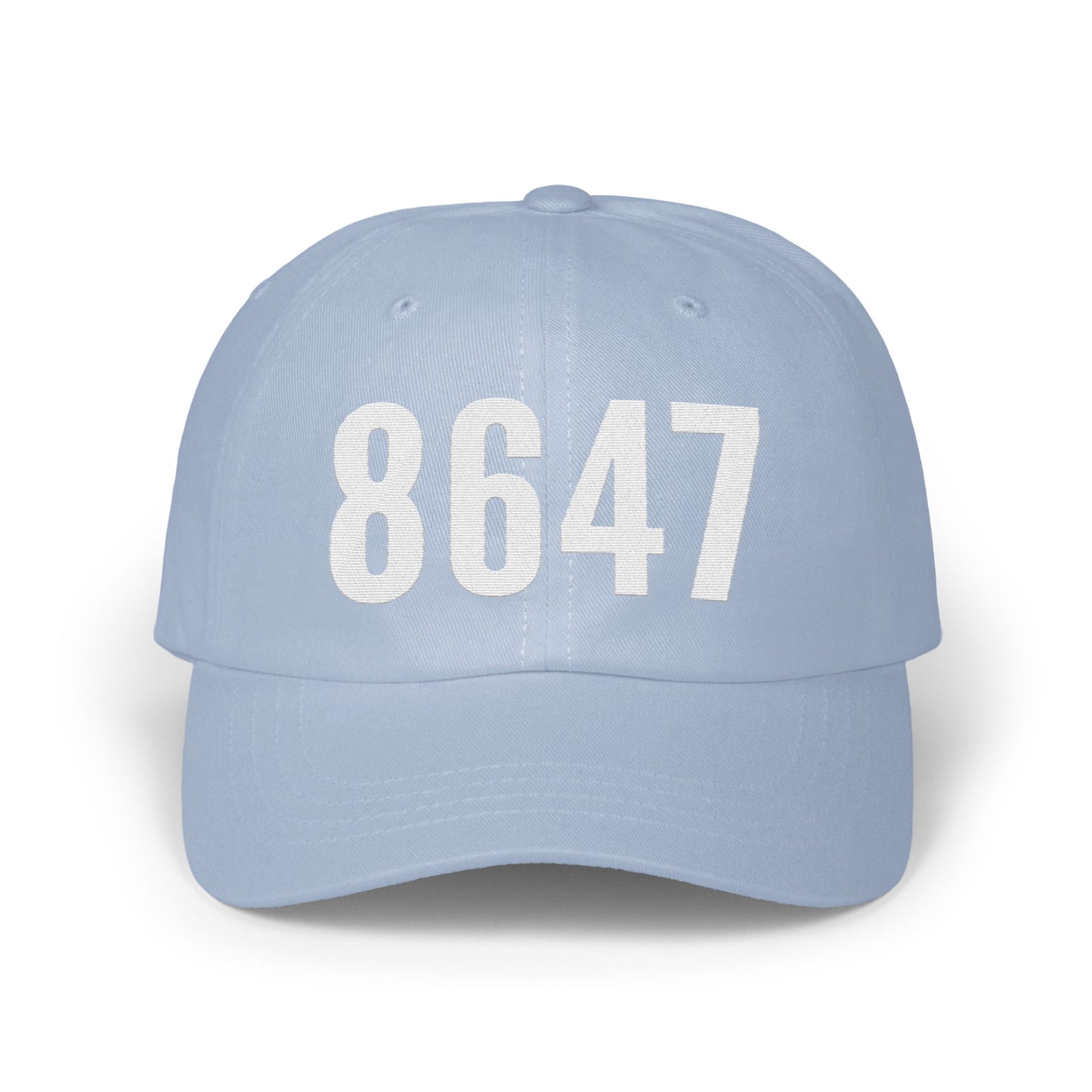 Stylish Baseball Cap With 8647 Embroidered Product
