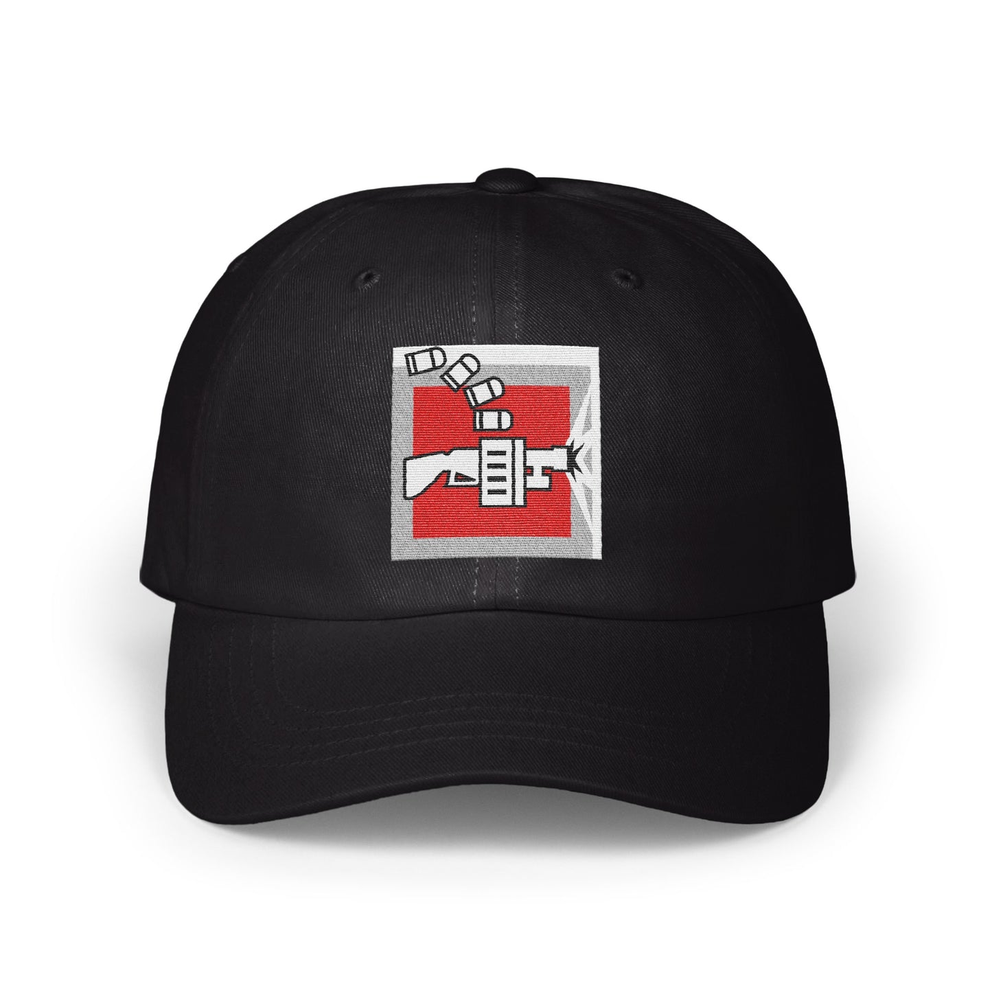 Stylish Black Baseball Cap with Modern Design product type