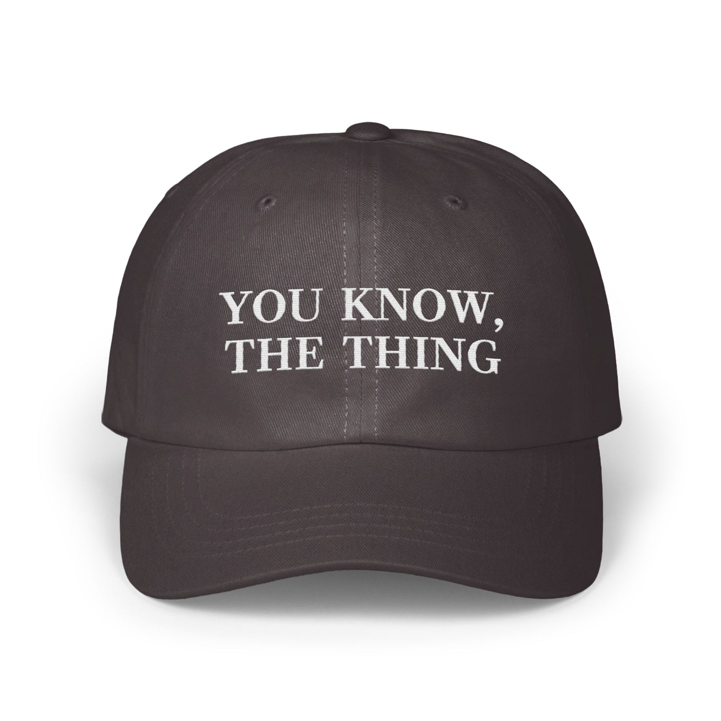 You Know The Thing Black Custom Baseball Cap product type