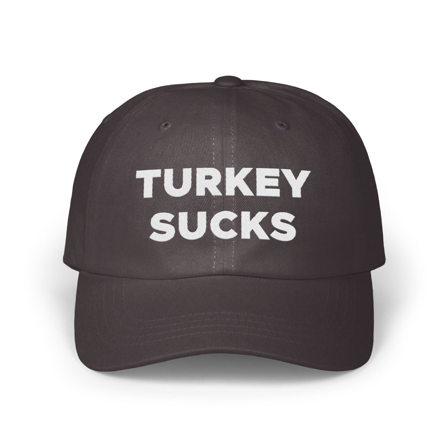 Funny Turkey Sucks Statement Baseball Cap product