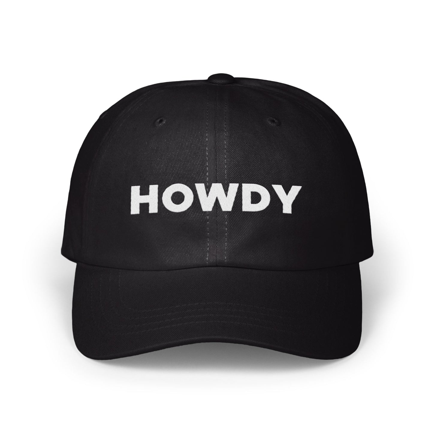 HOWDY Black Baseball Cap Casual Style Hat product