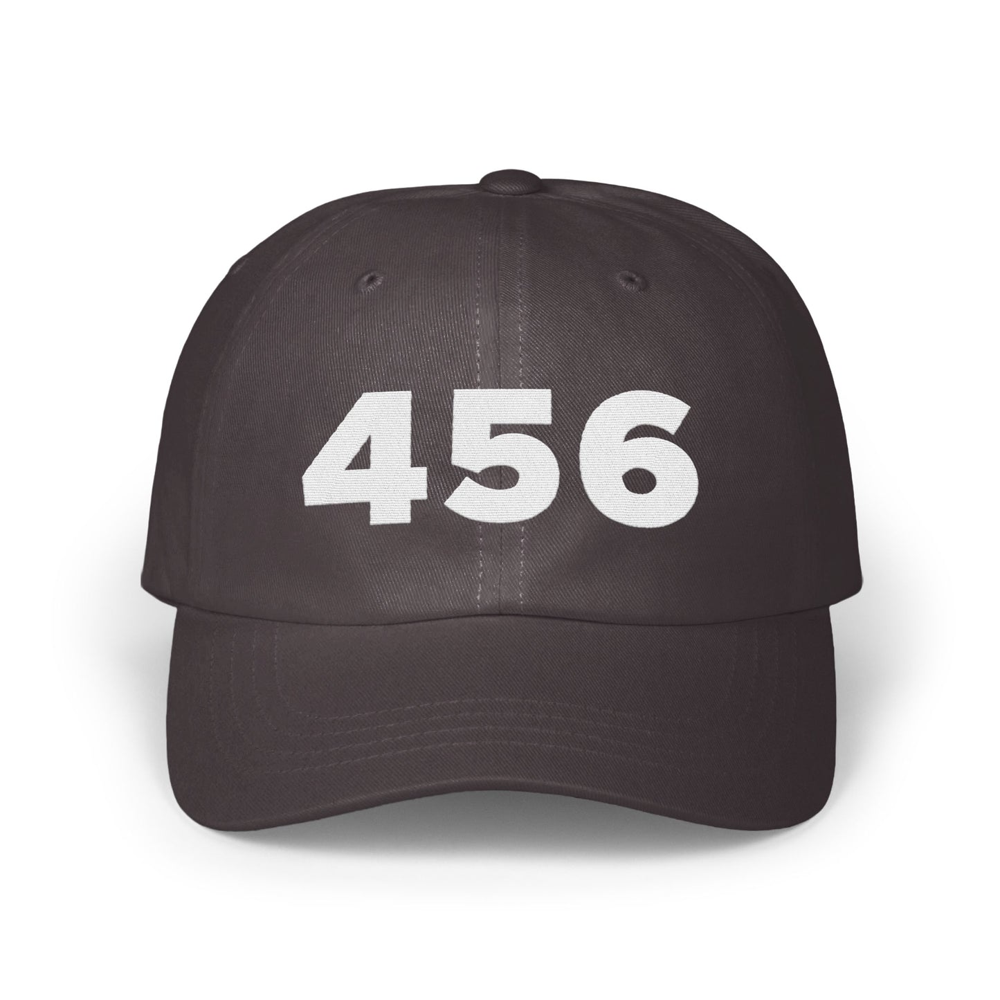 Stylish Jet Black Cap with Bold White 456 Numbering product type