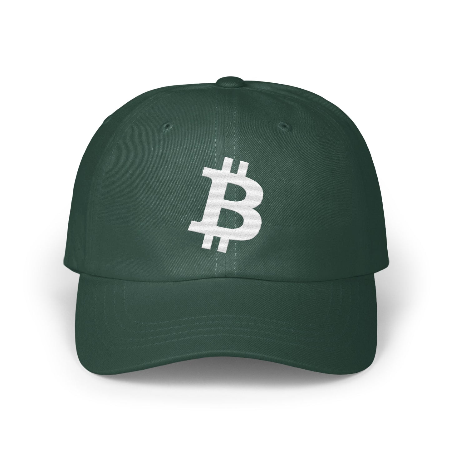 Bitcoin Logo Dark Green Adjustable Cap product
