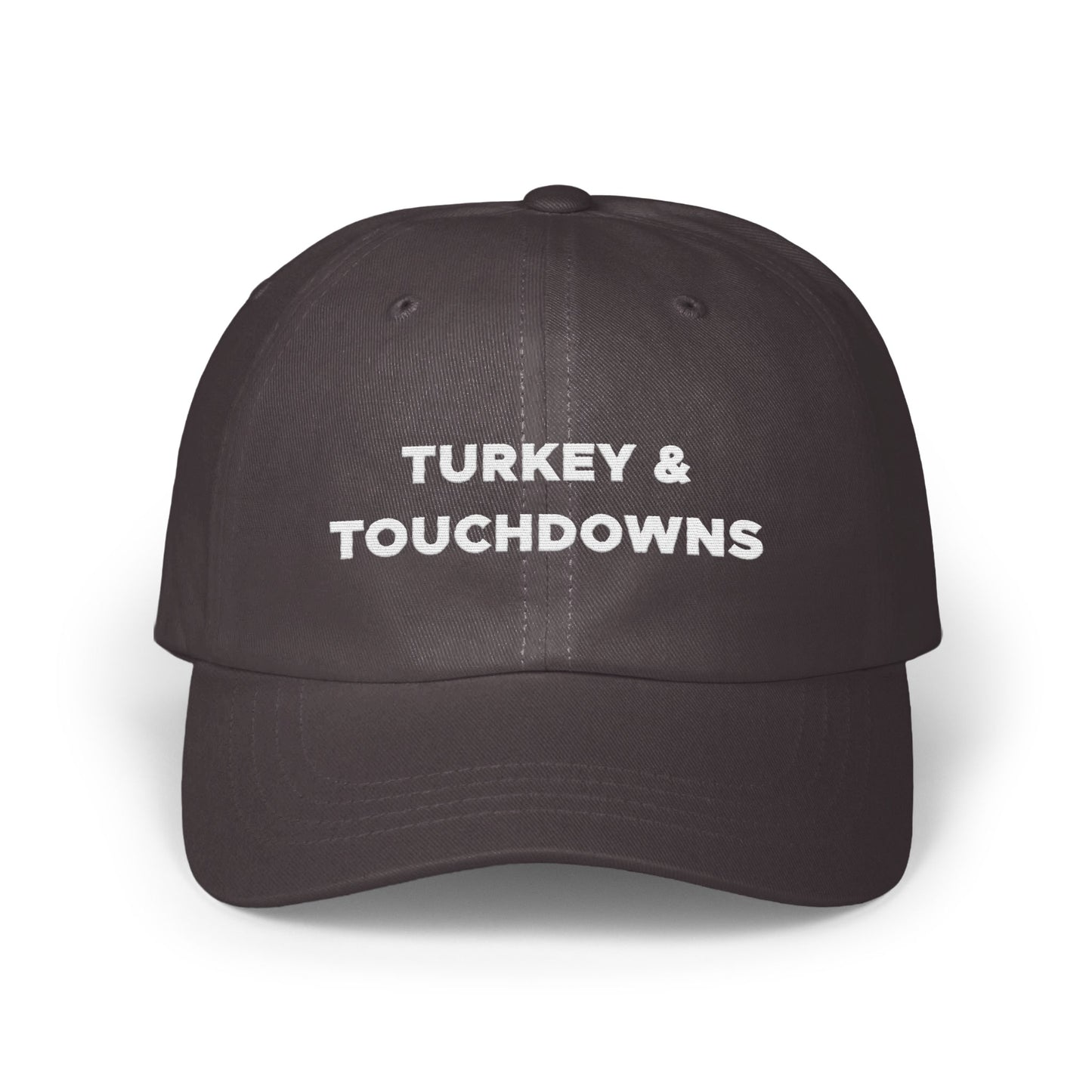 Turkey and Touchdowns Embroidered Hat product type