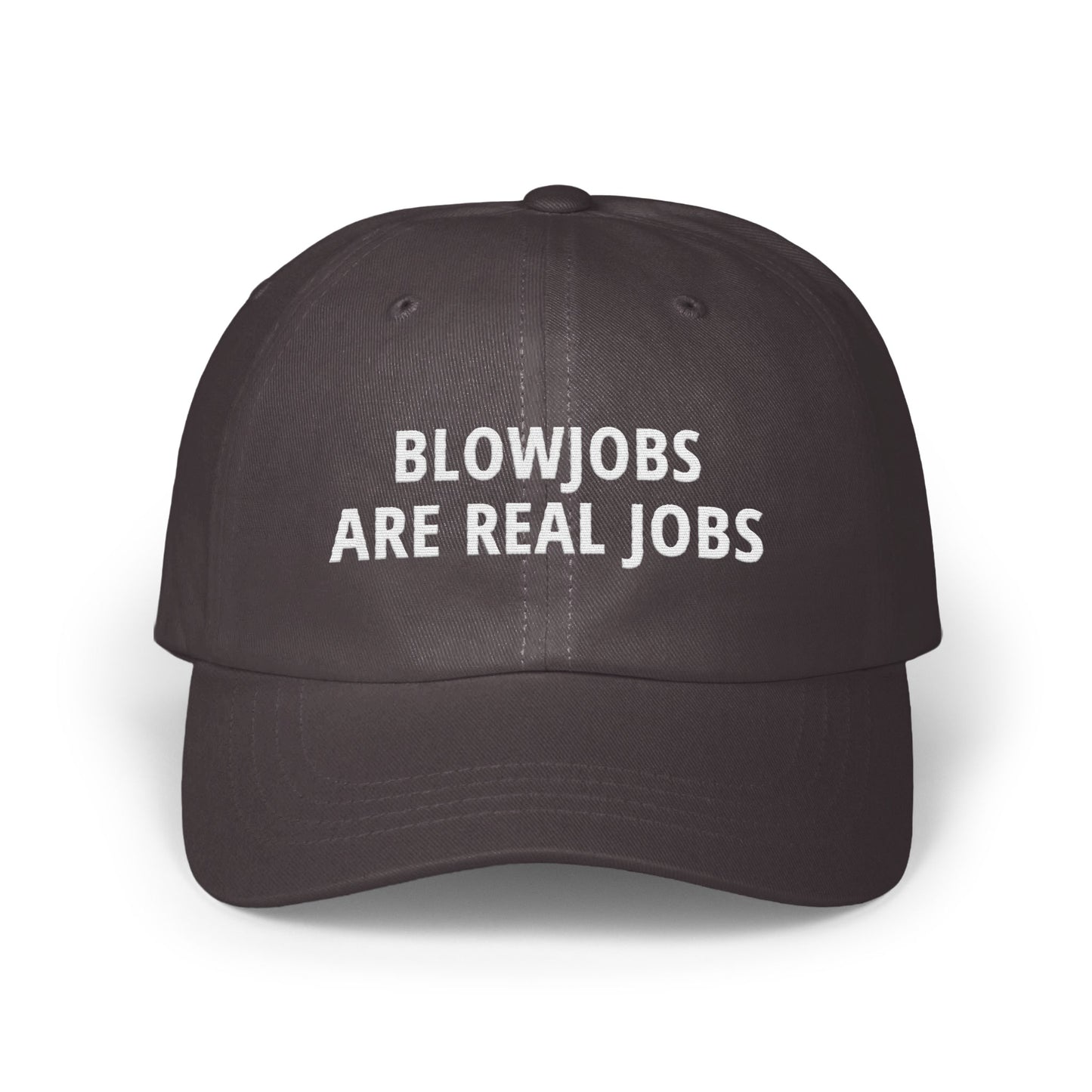 Blowjobs Are Real Jobs Funny Adjustable Cap product