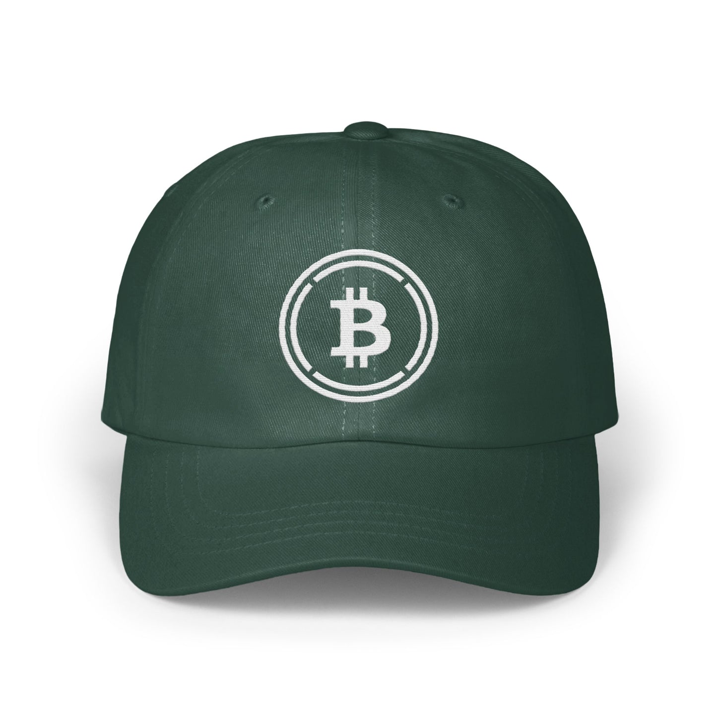 Cryptocurrency Bitcoin Logo Dark Green Hat product