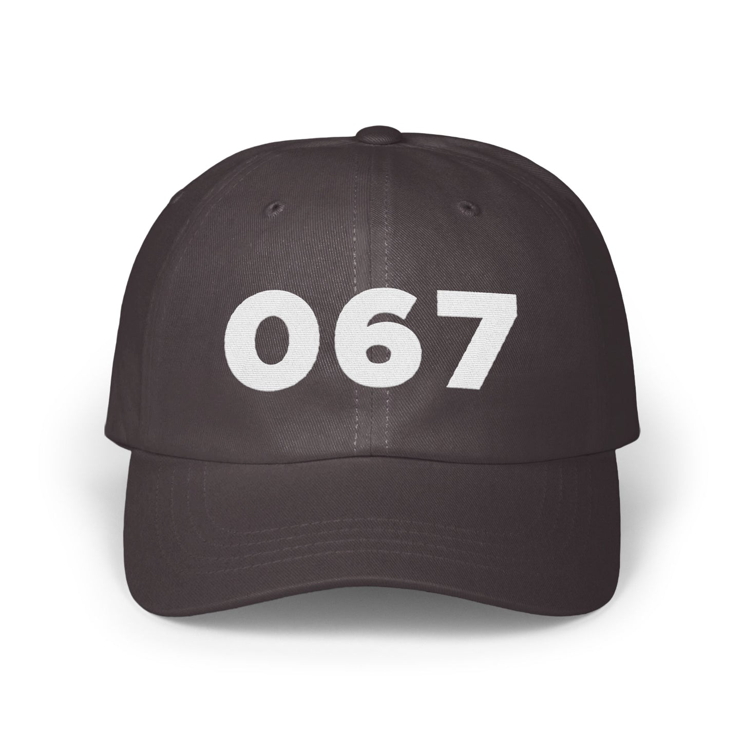 Stylish Black Cap with 067 Number Design product type