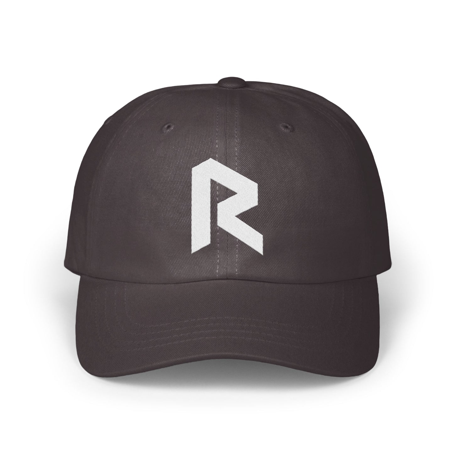 Modern Dark Baseball Hat with Unique Logo product