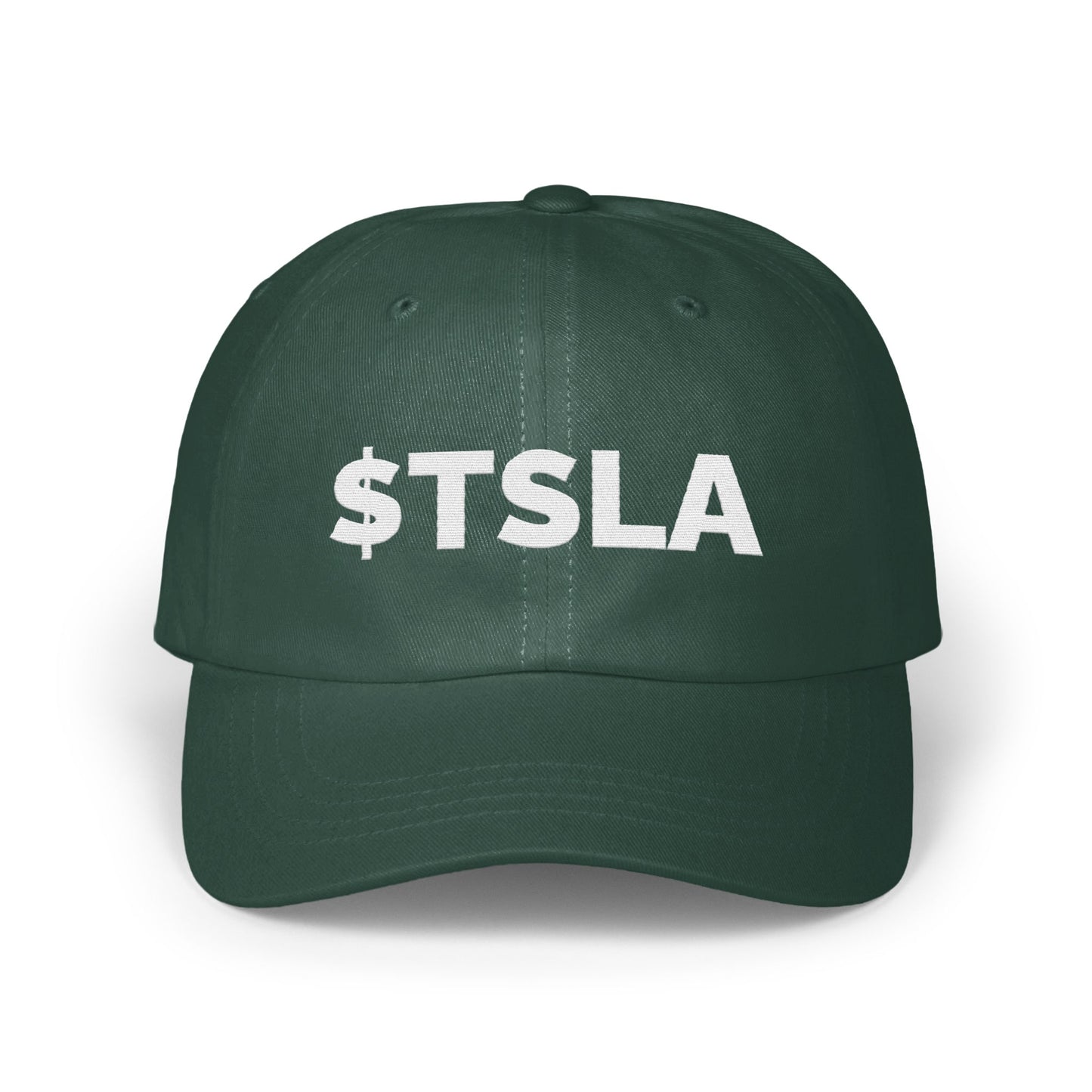Trendy Dark Green $TSLA Baseball Cap product