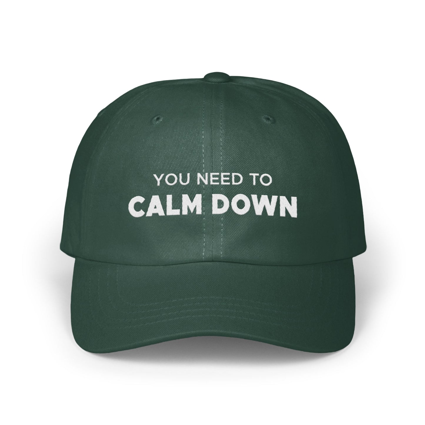 You Need to Calm Down Green Baseball Cap product
