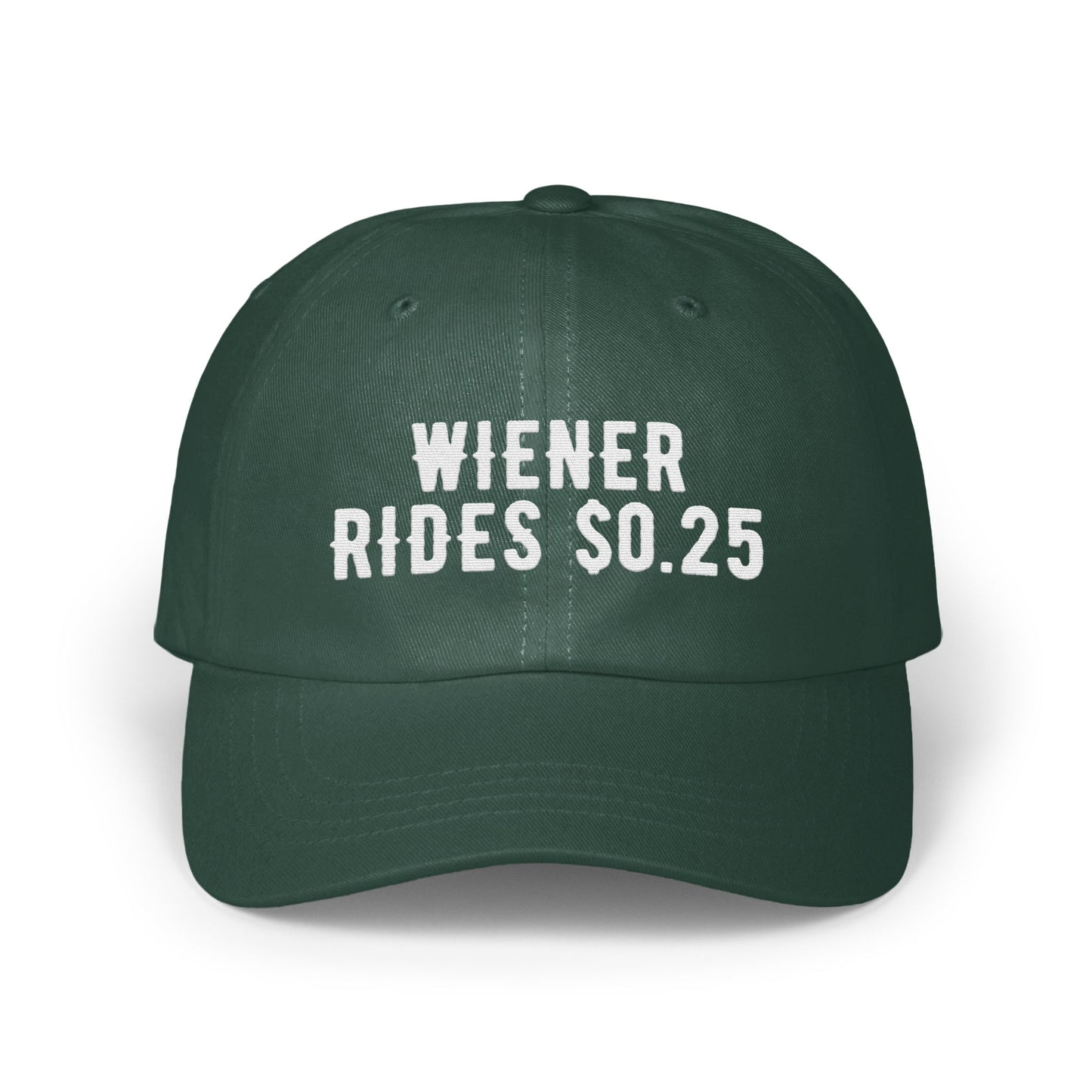 Wiener Rides $0.25 Embroidered Baseball Cap product